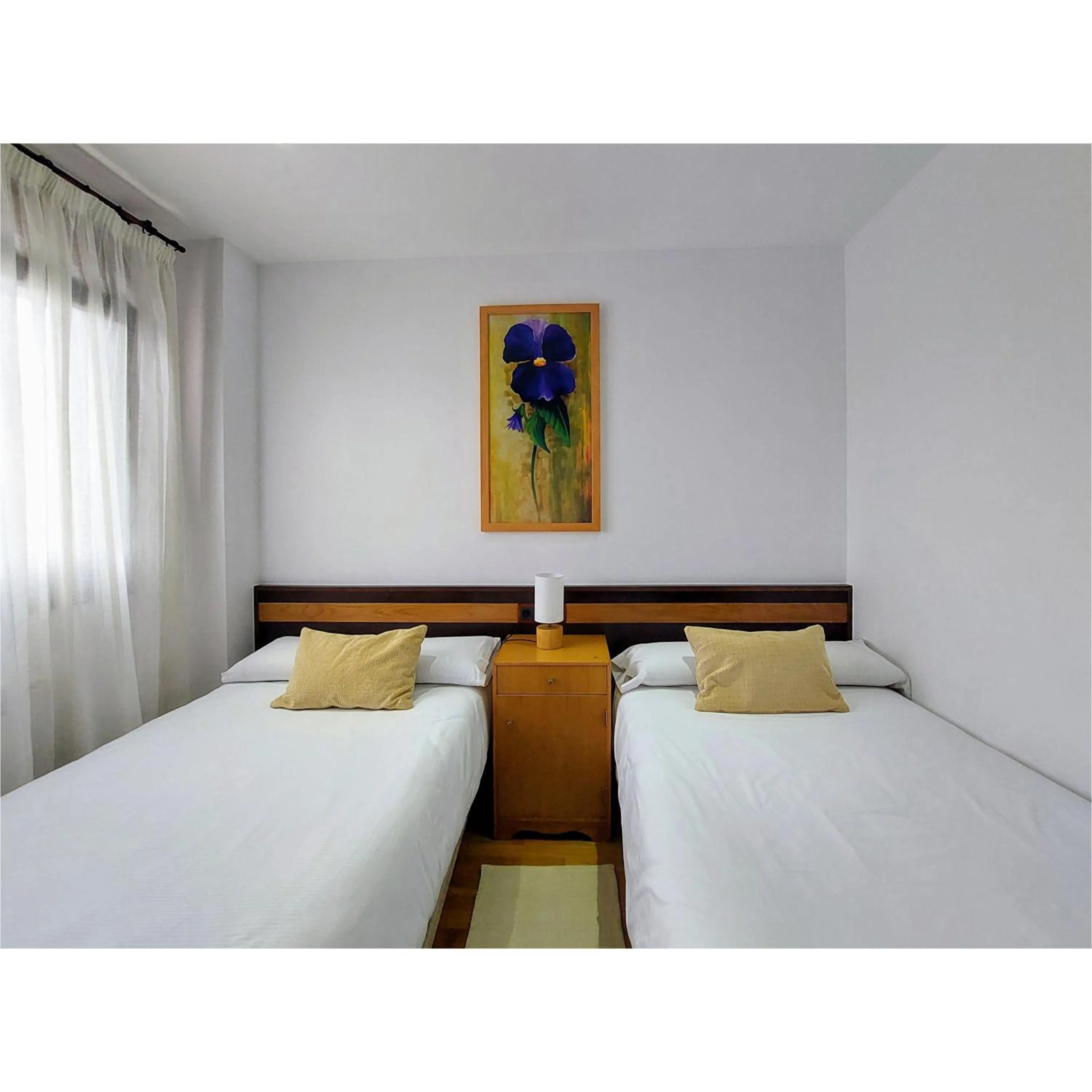 Bed in Hotel Apartamento Marouco