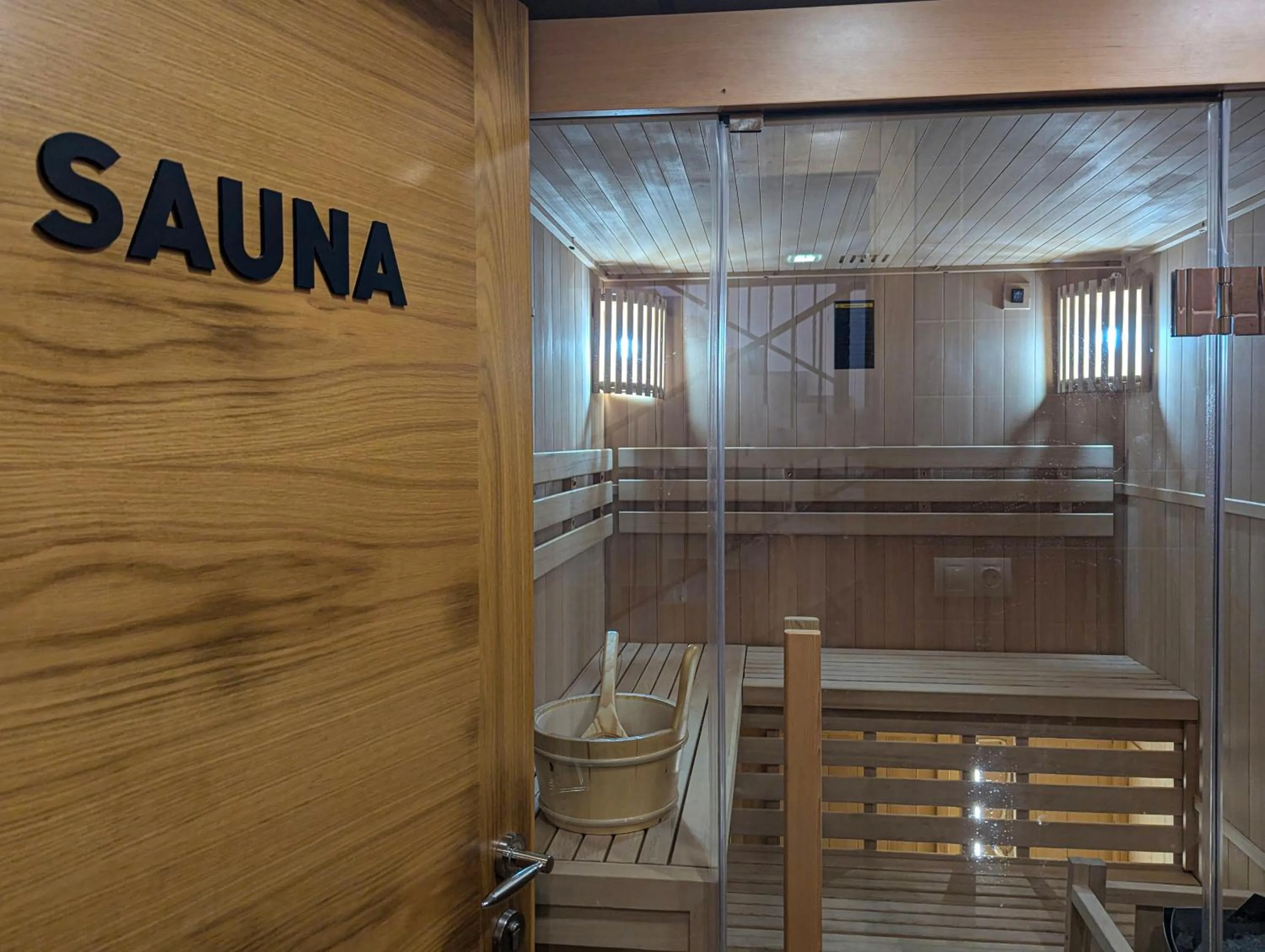 Sauna in Hotel Apartamento Marouco
