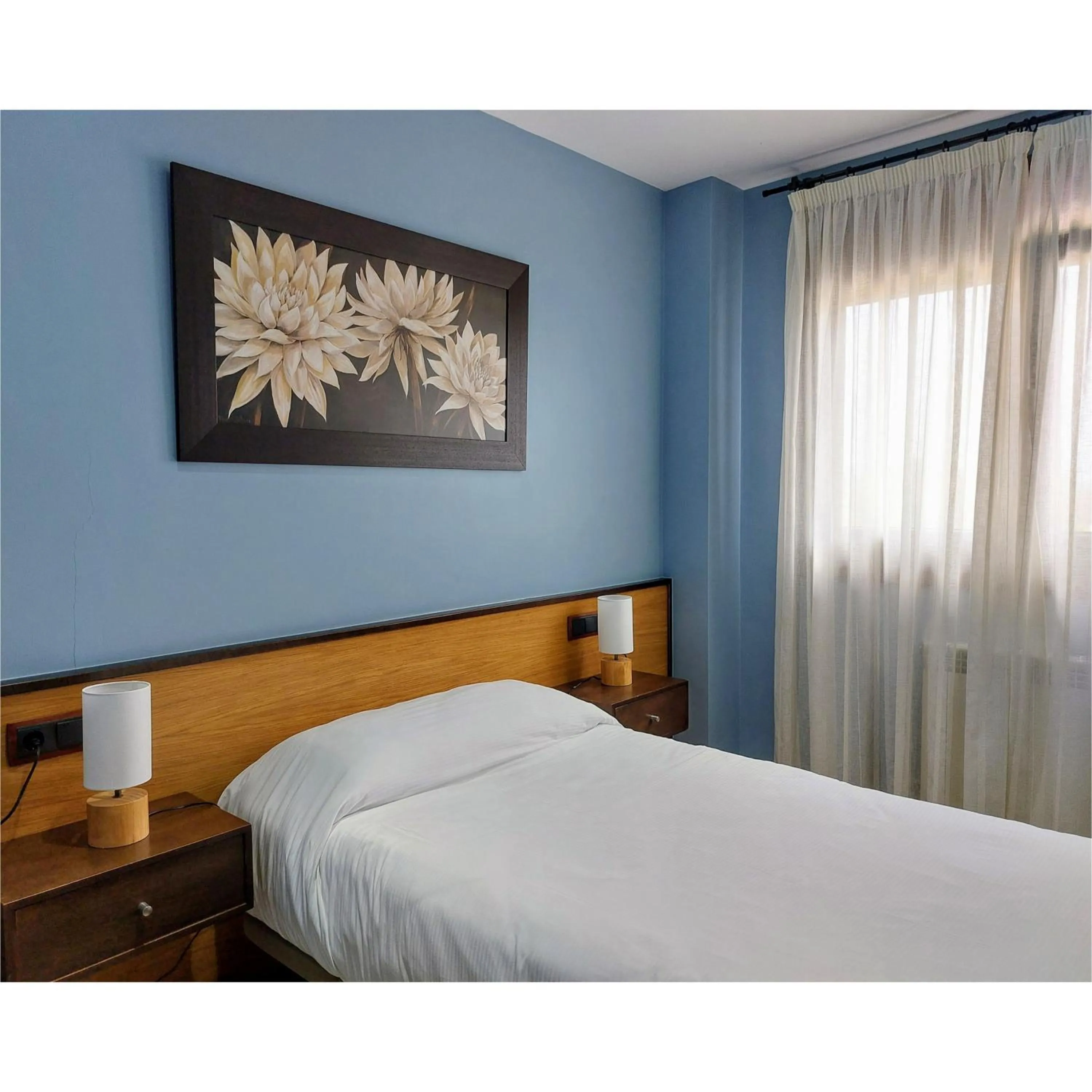 Bed in Hotel Apartamento Marouco