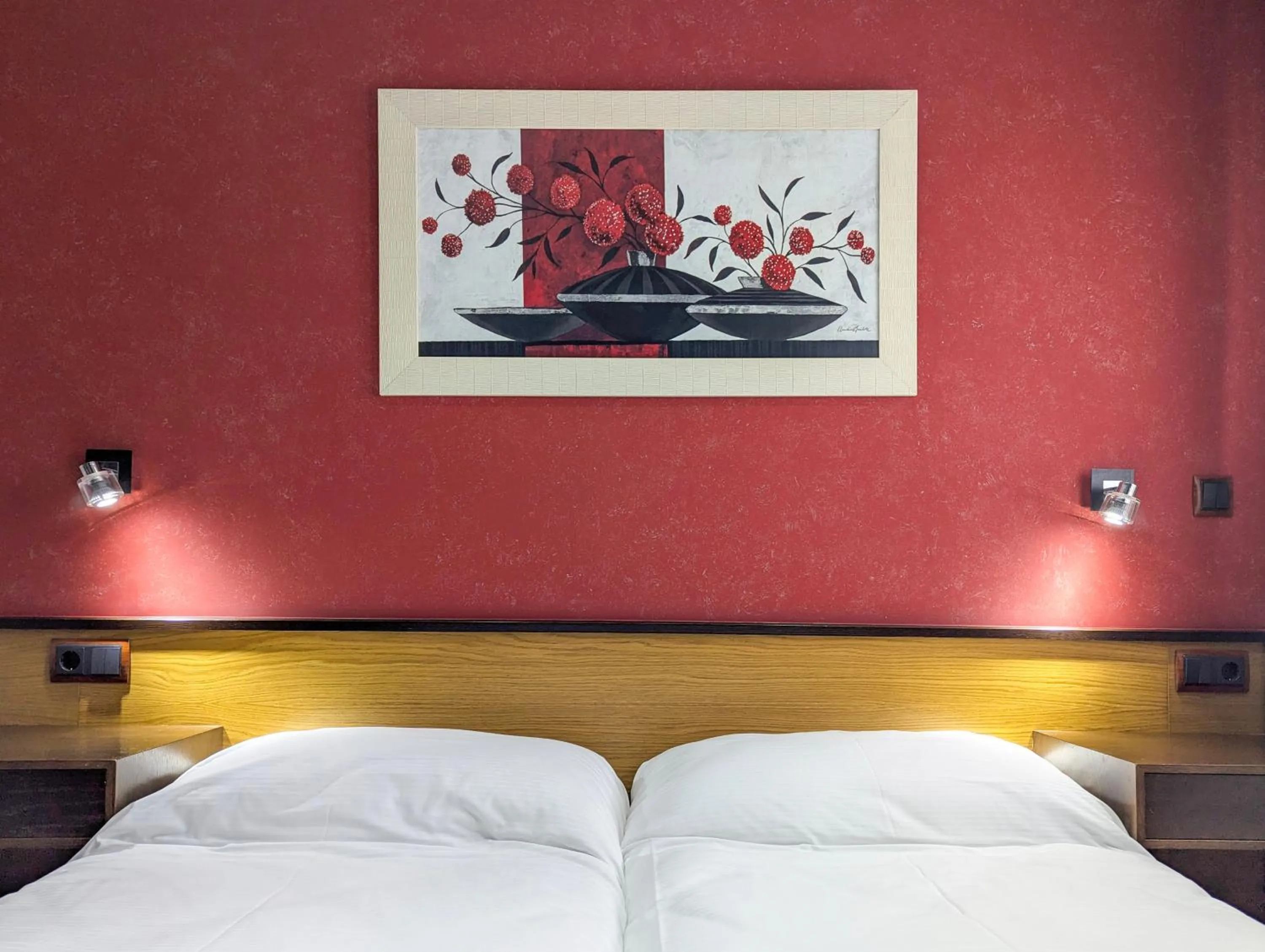 Bed in Hotel Apartamento Marouco