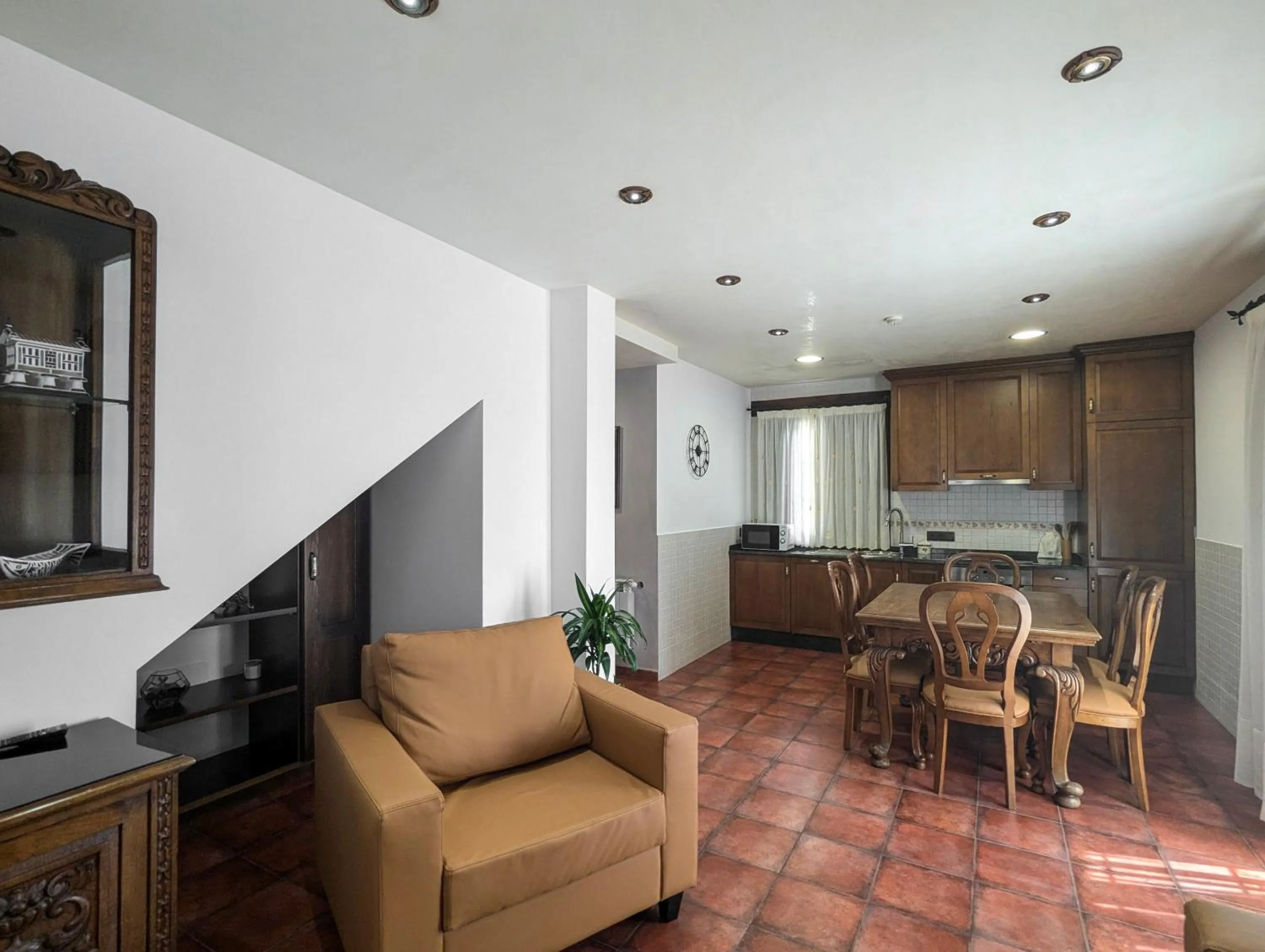 Kitchen or kitchenette in Hotel Apartamento Marouco