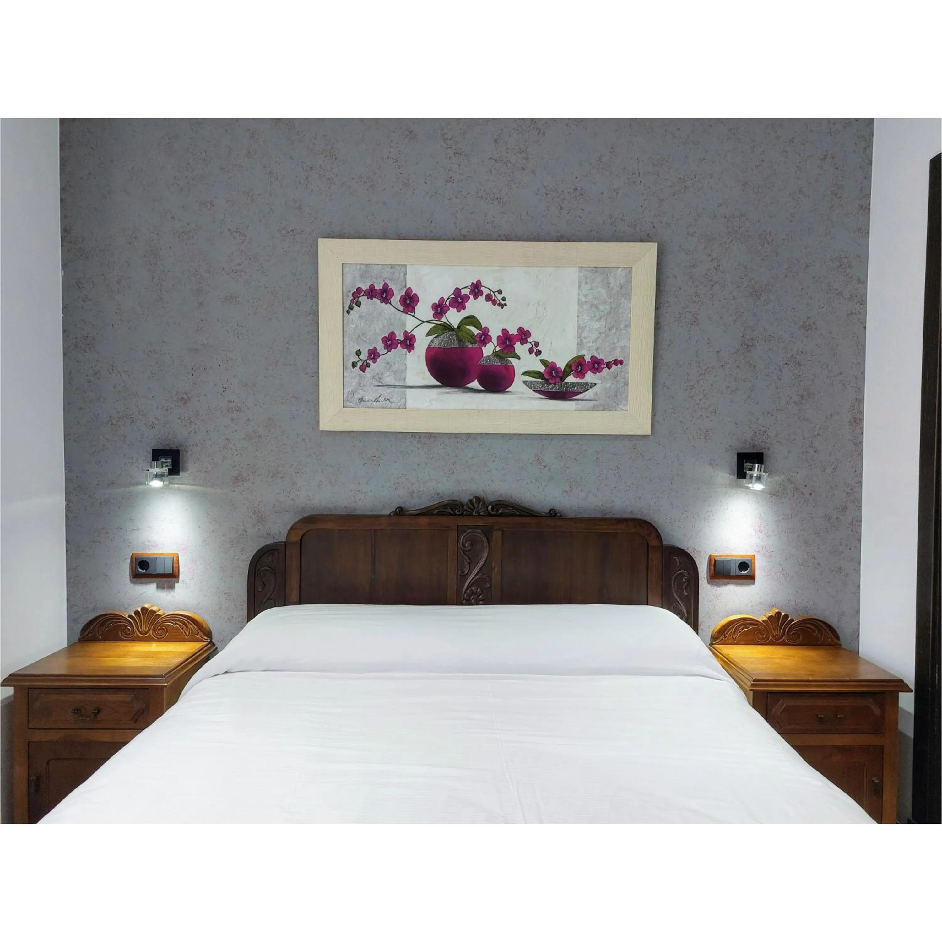 Bed in Hotel Apartamento Marouco