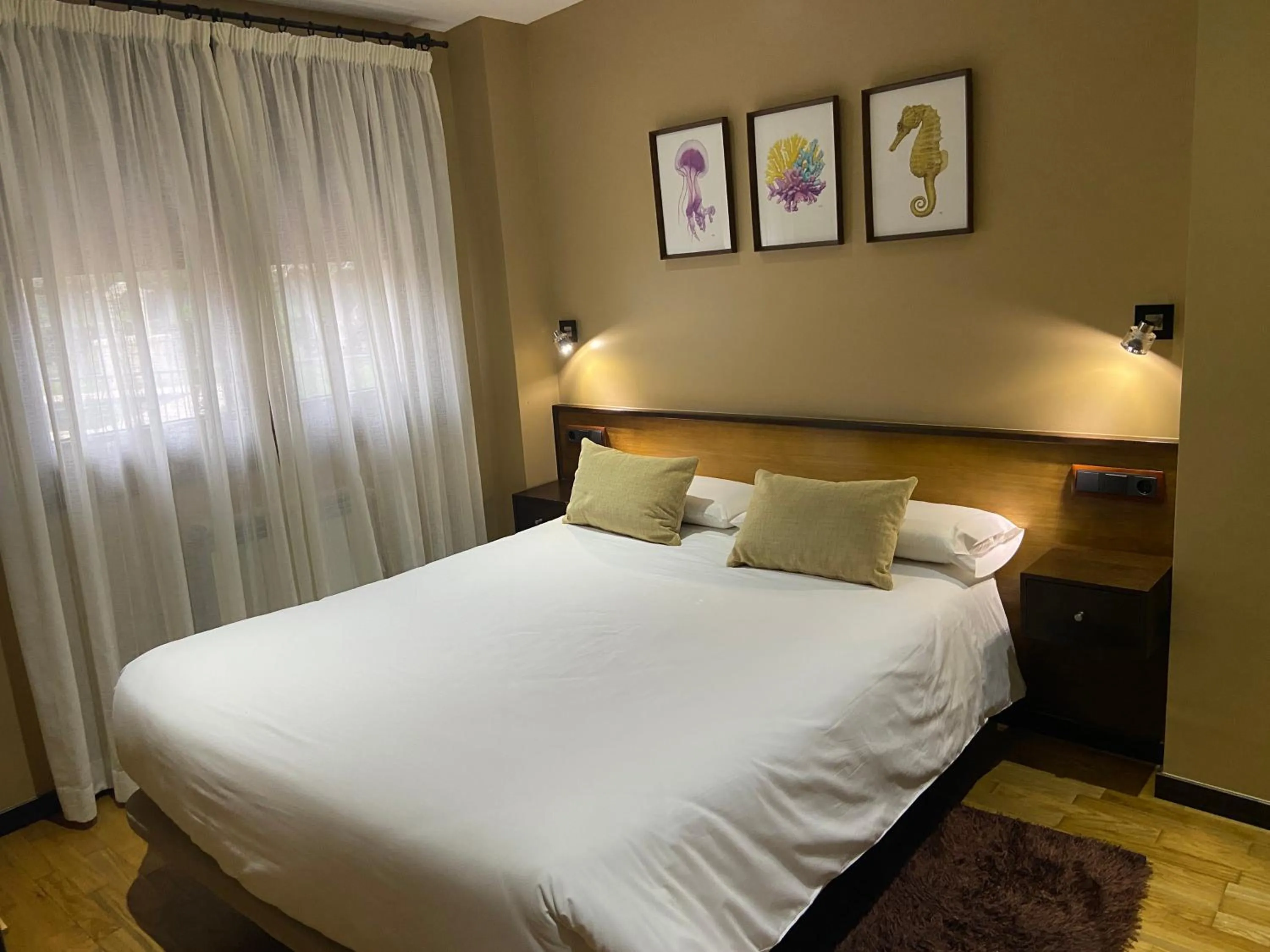 Bed in Hotel Apartamento Marouco