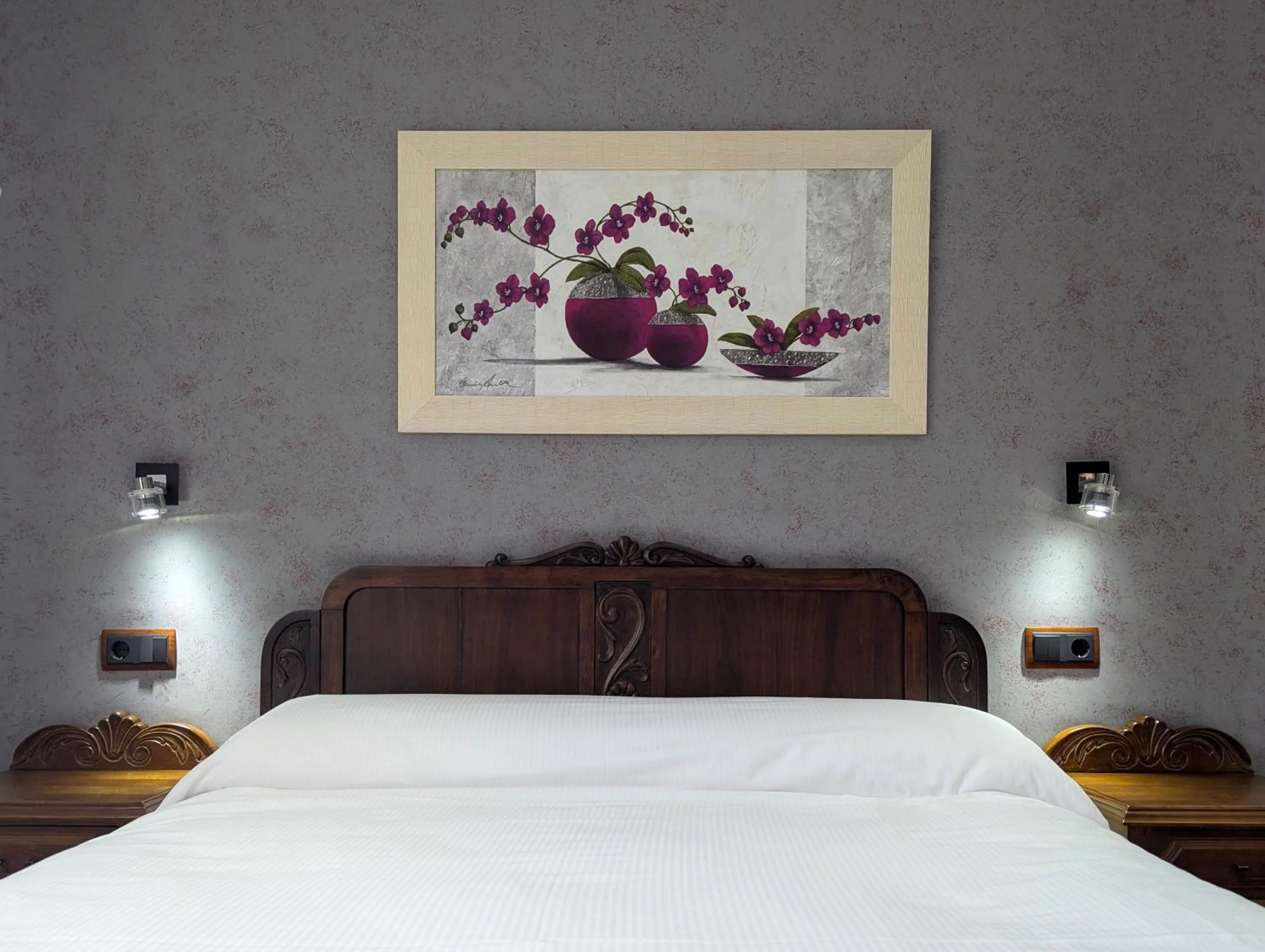 Bed in Hotel Apartamento Marouco