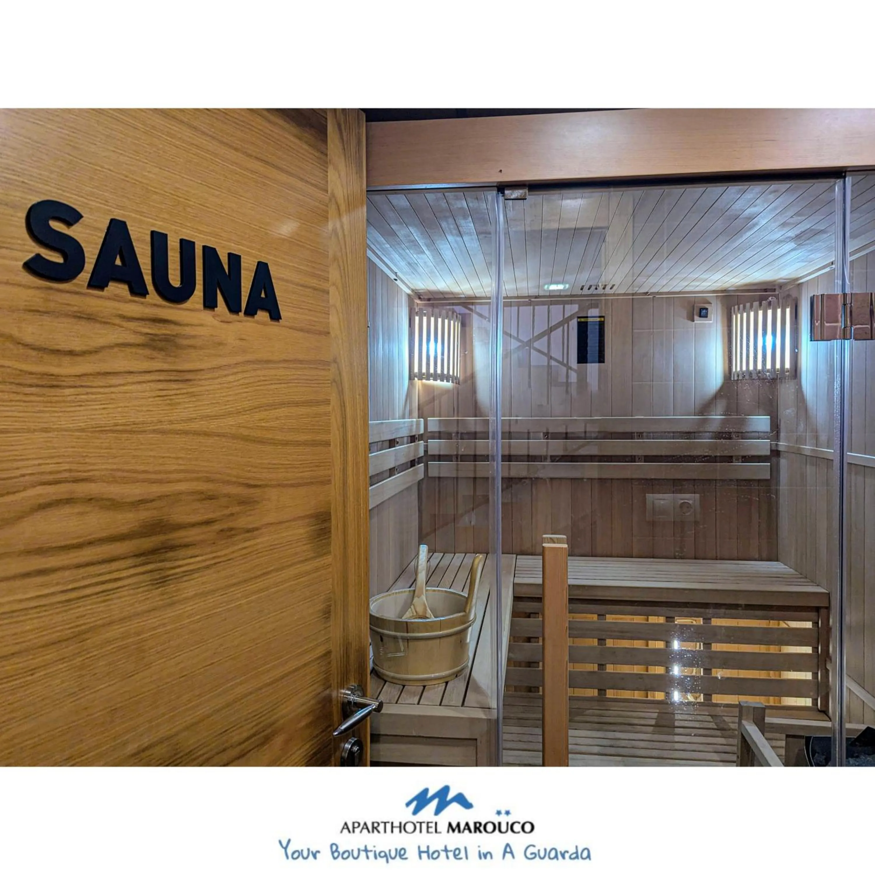 Sauna in Hotel Apartamento Marouco