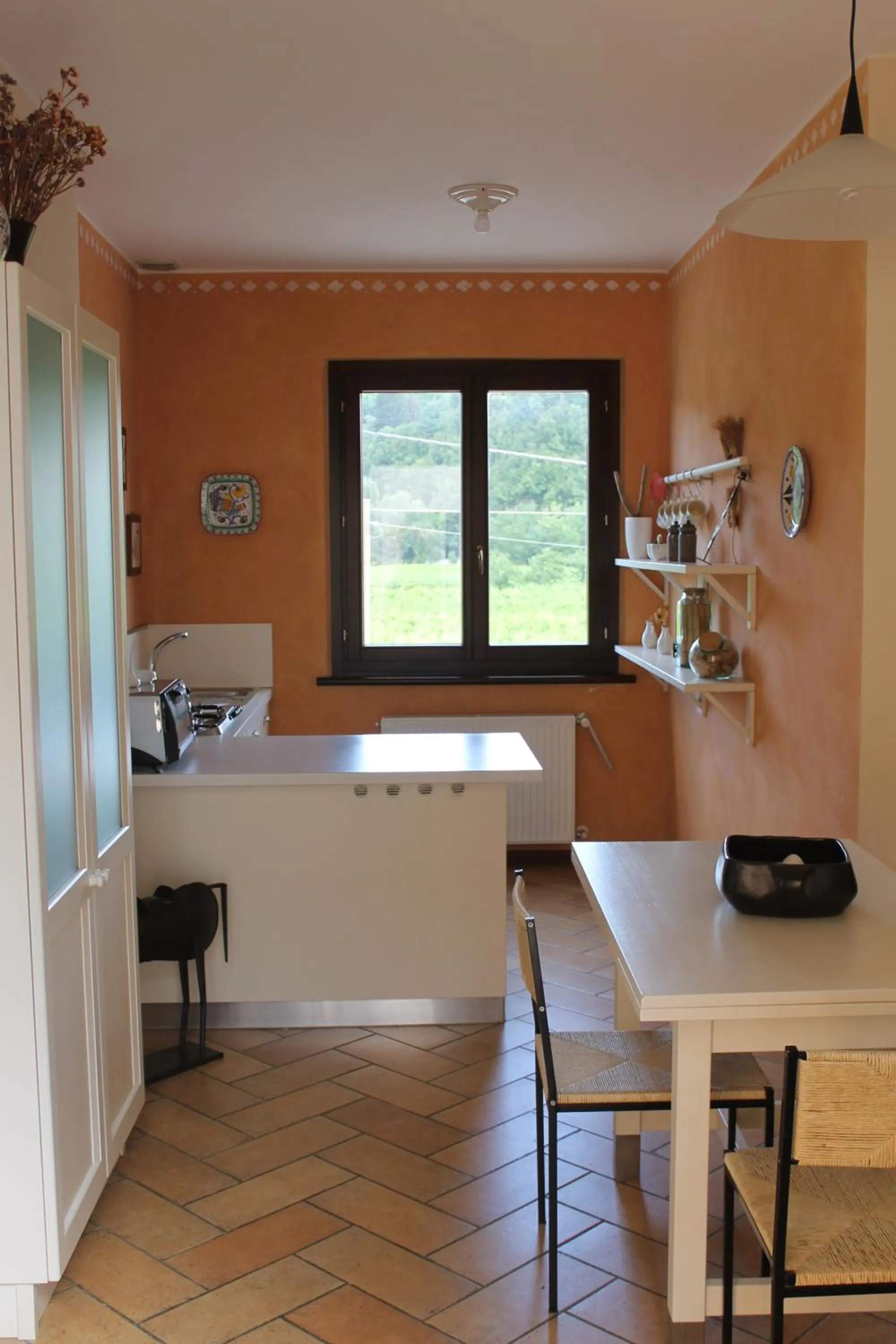 kitchen in Agriturismo Grillo Iole Winery