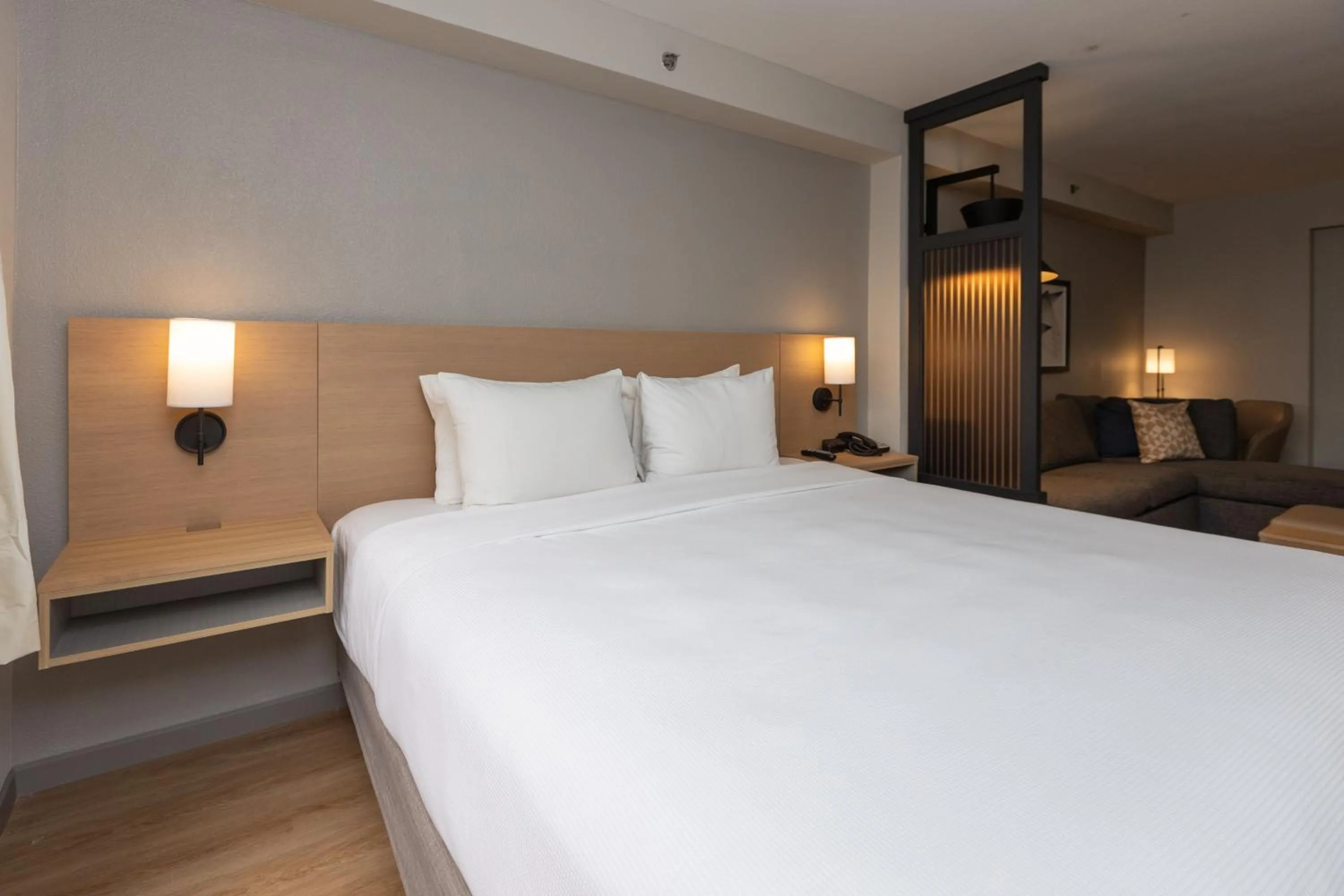 Bed in Hyatt Place Roanoke Airport / Valley View Mall