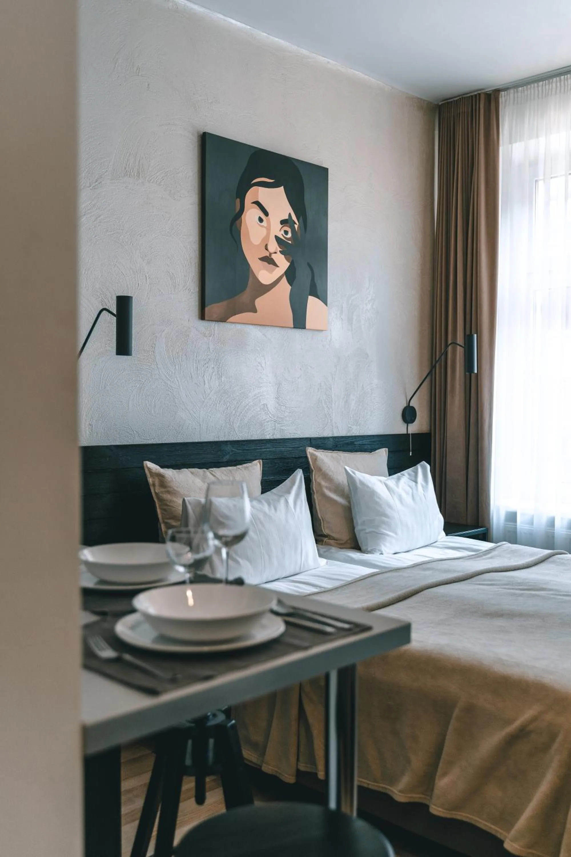 Bed in Brother House Kaunas