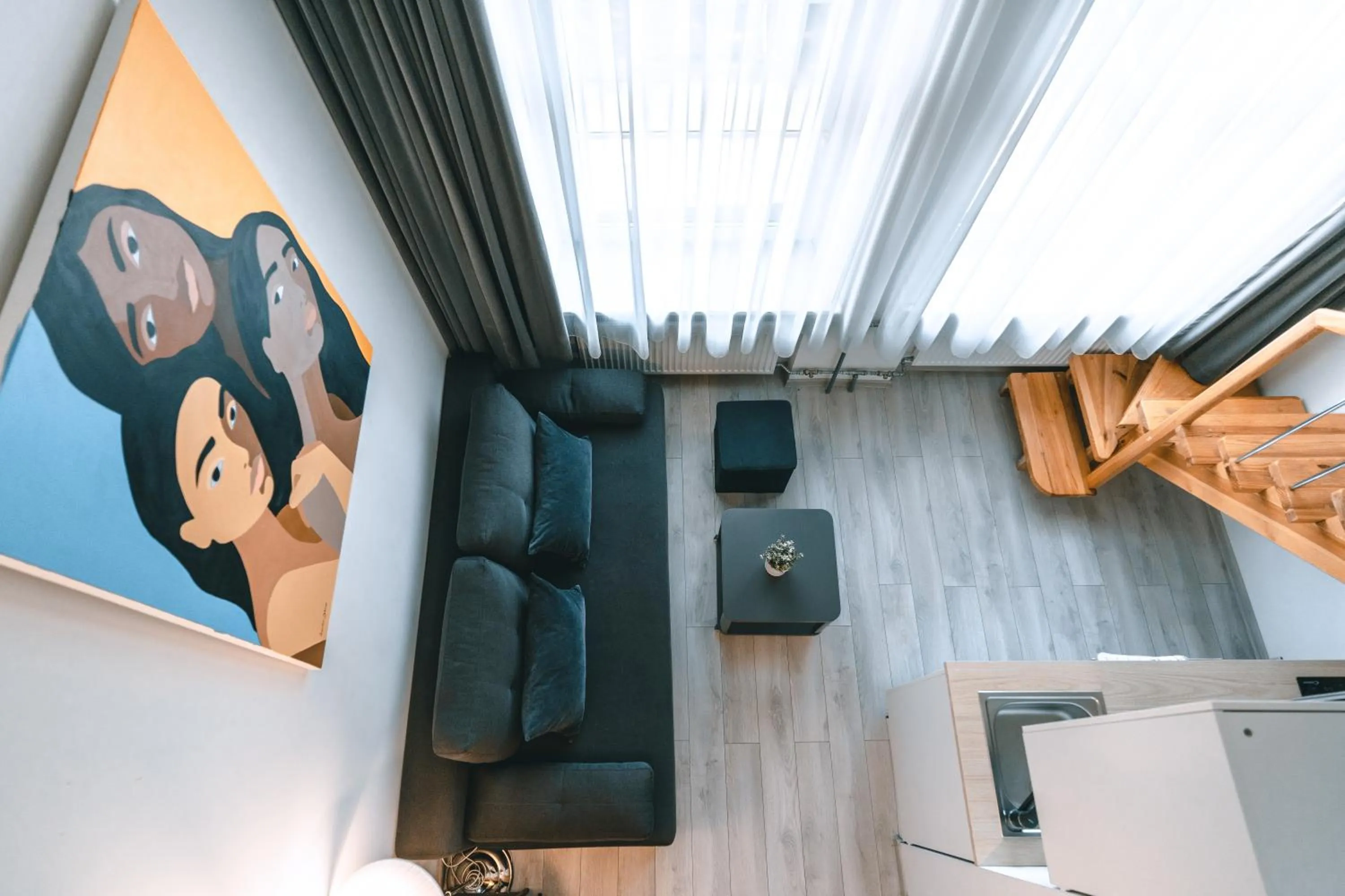 Living room in Brother House Kaunas