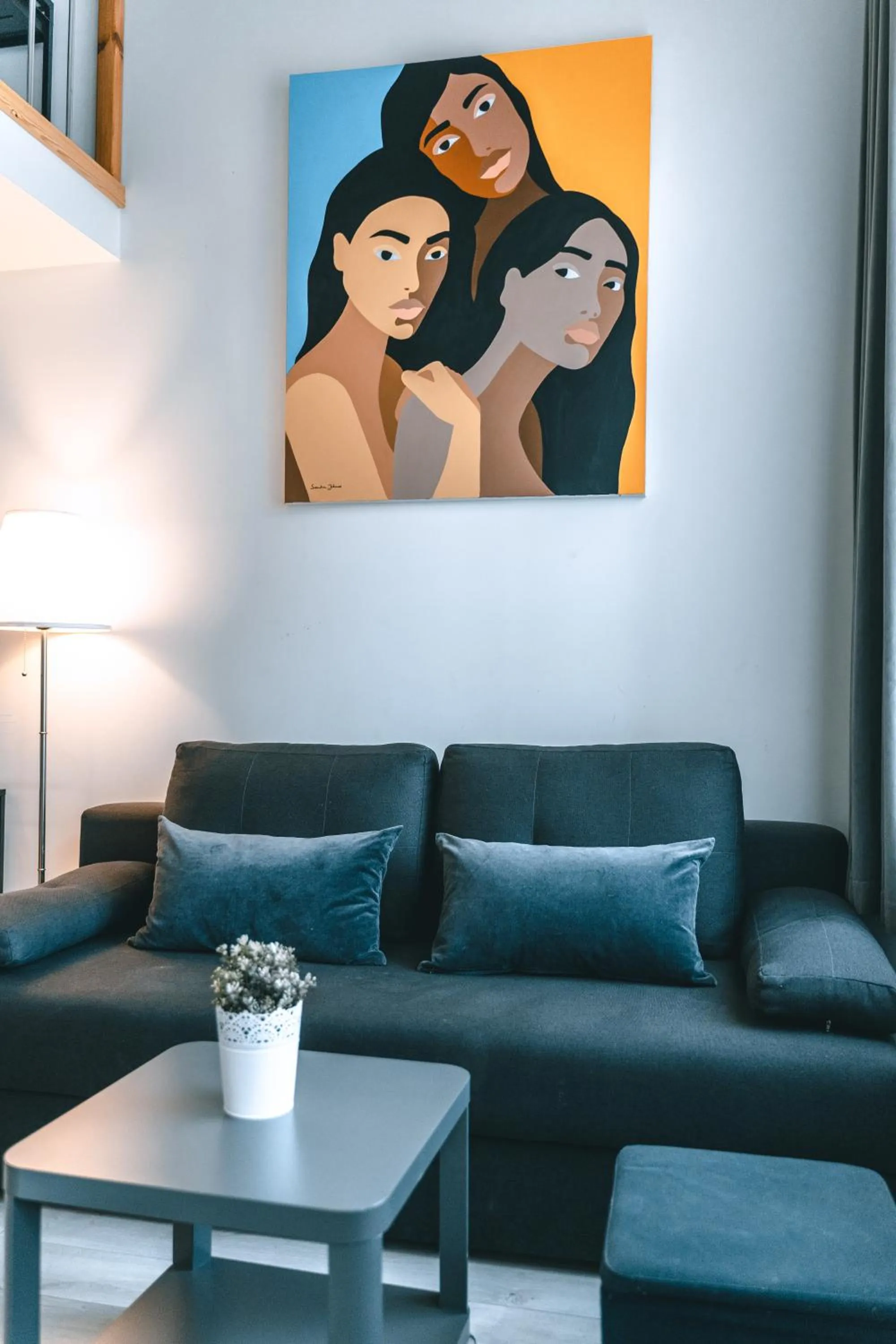 Living room in Brother House Kaunas