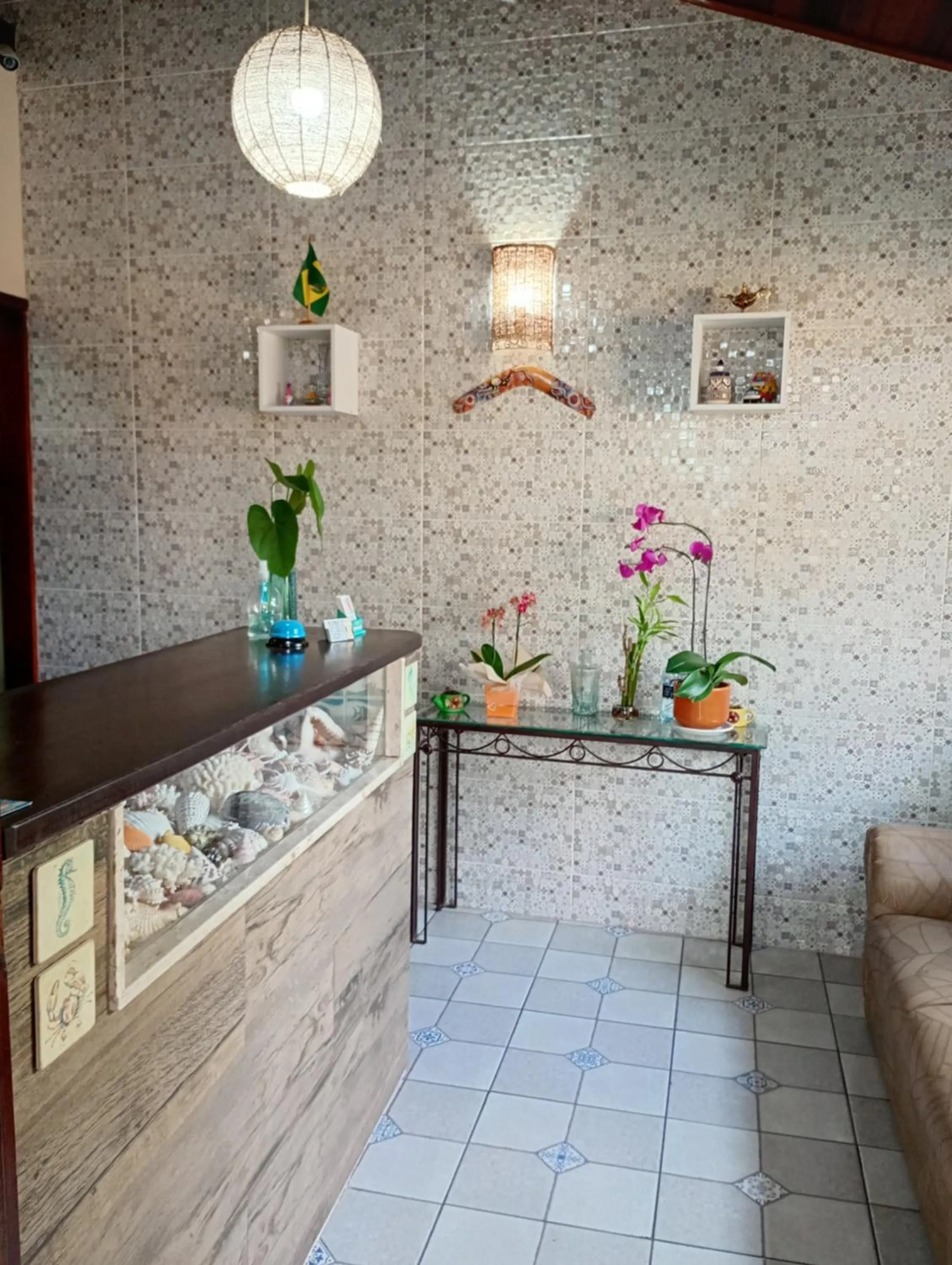 Seating area in Hotel Recanto do Sol