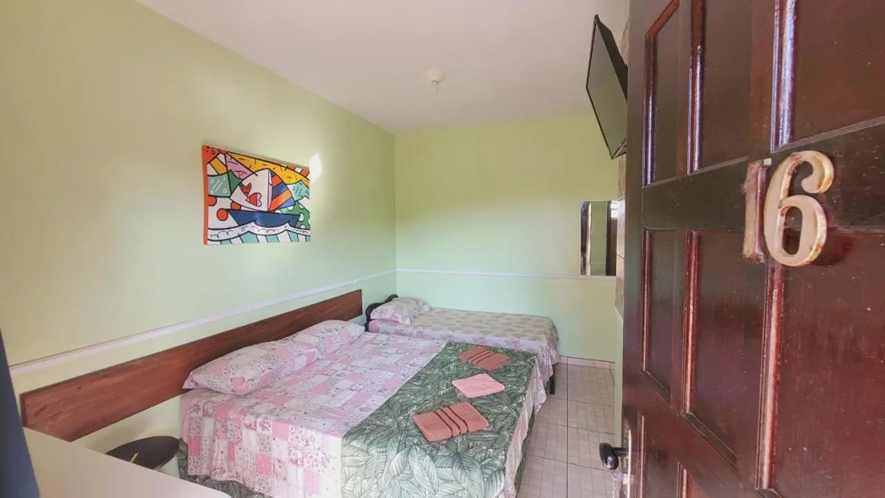 Bedroom, Bed in Hotel Recanto do Sol