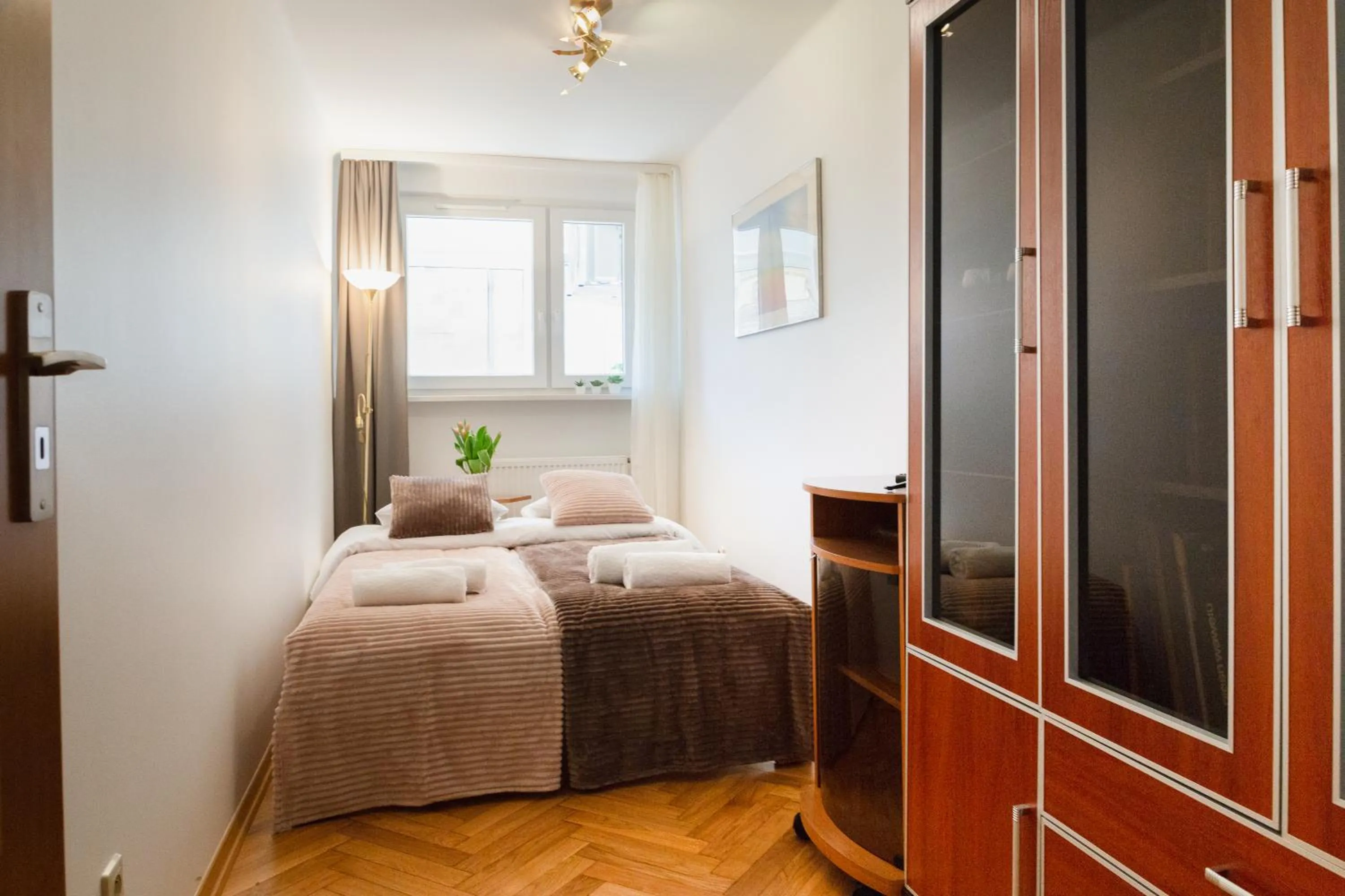 Bedroom, Bed in Traditional Apartment Starowiślna street