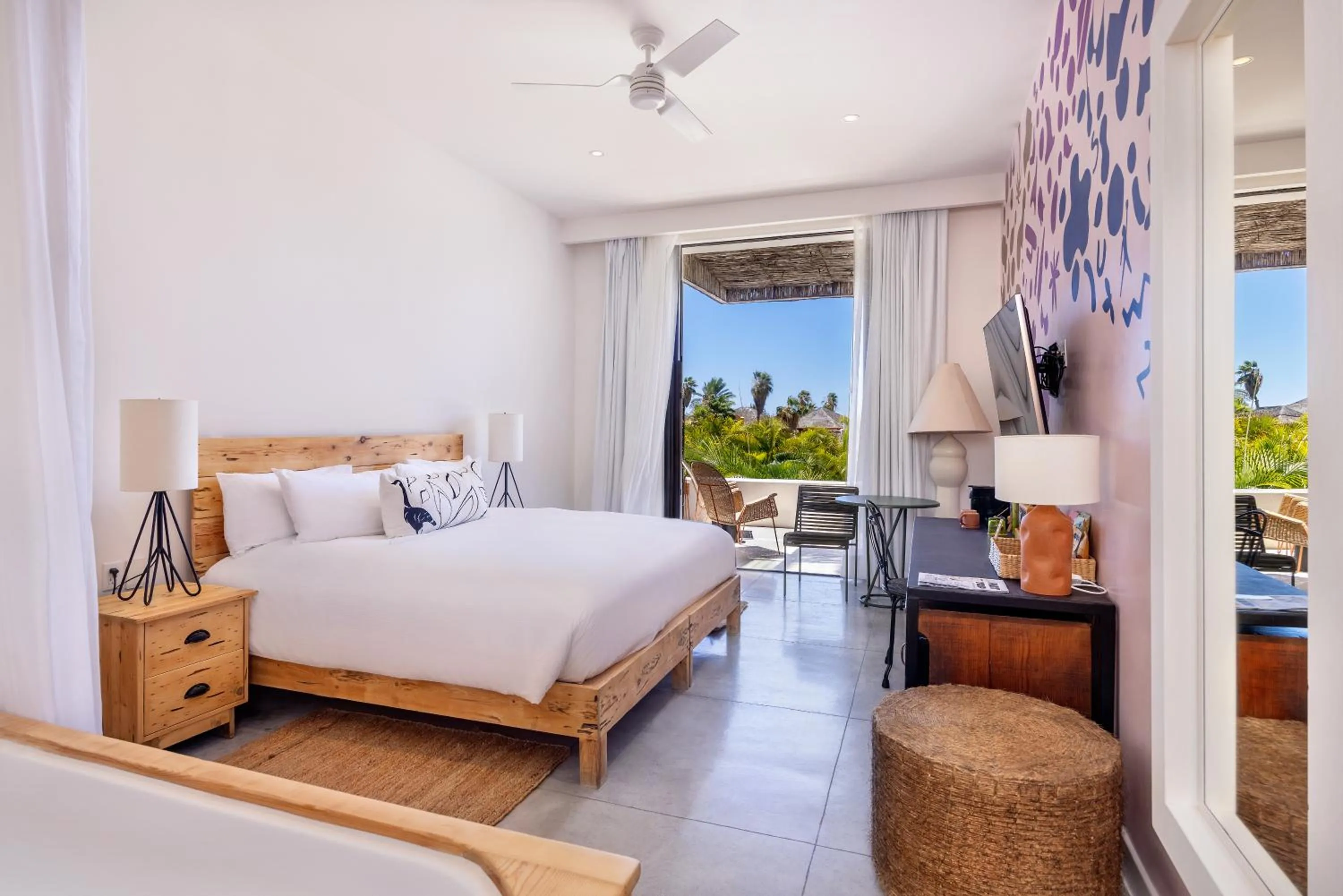 Bed in Hotel El Ganzo - Adults Only