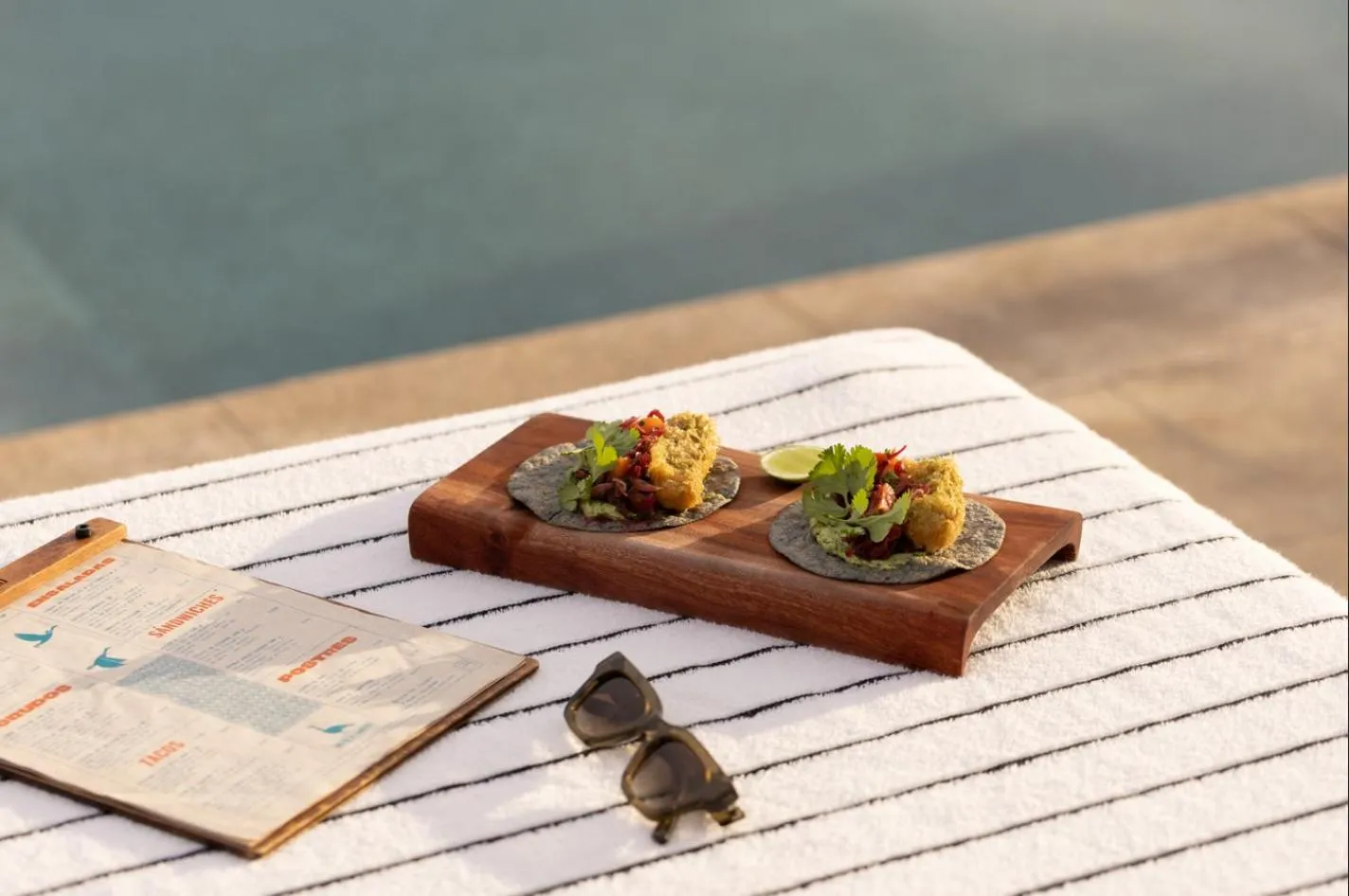 Pool view in Hotel El Ganzo - Adults Only