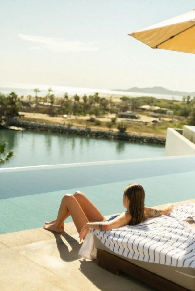 Pool view in Hotel El Ganzo - Adults Only