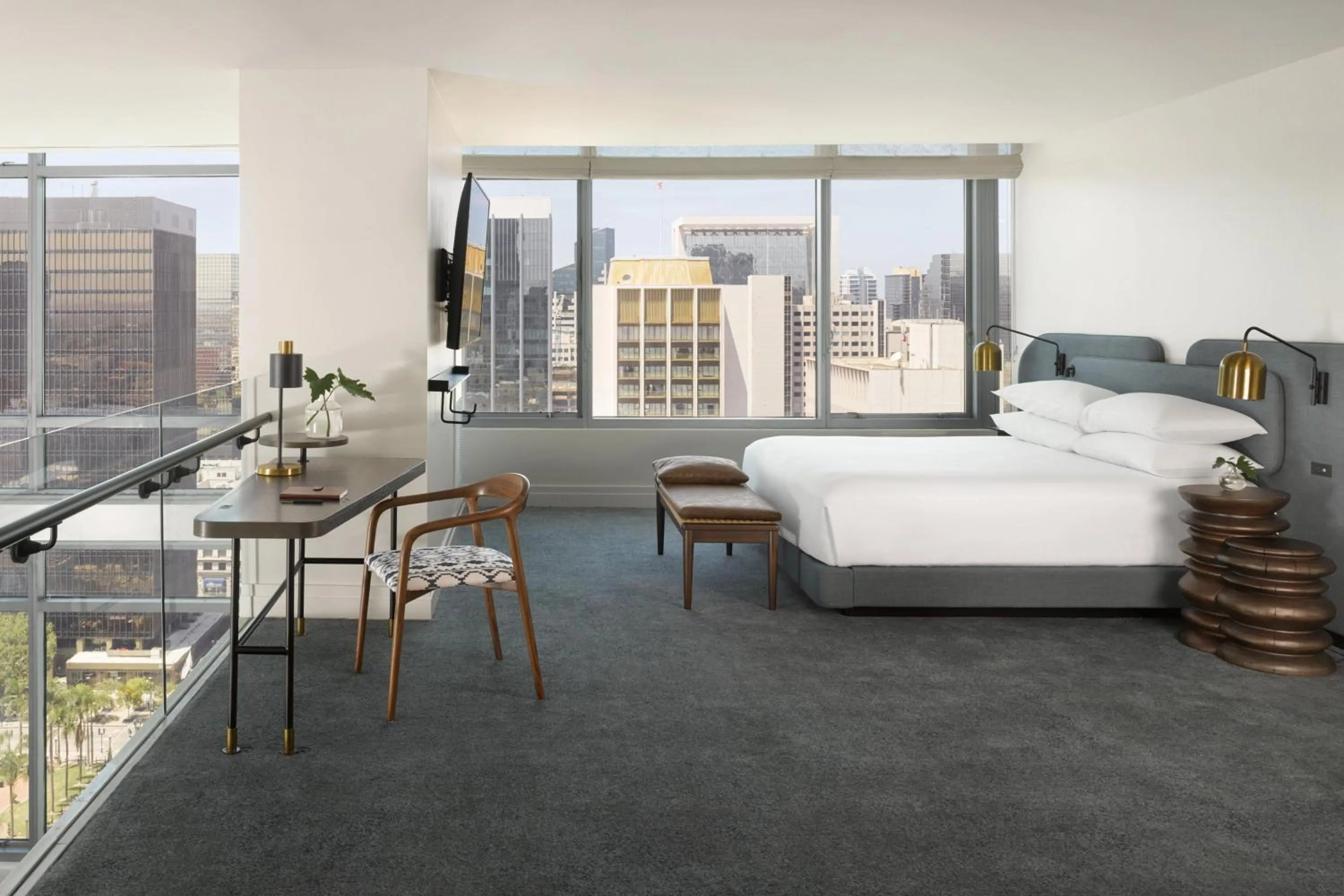 Bedroom, Bed in Alma San Diego Downtown, a Tribute Portfolio Hotel