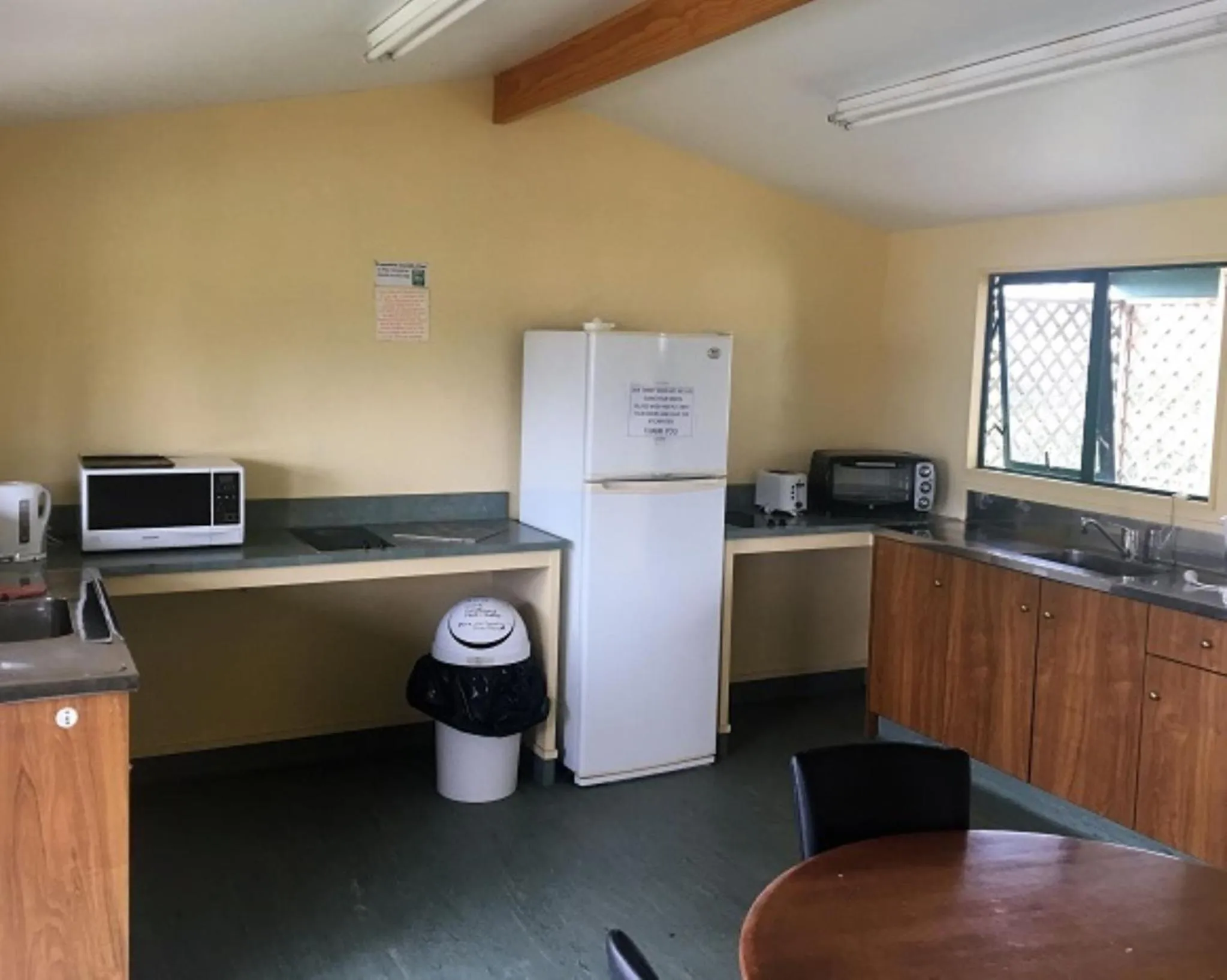 Living room in Otorohanga Kiwi Holiday Park