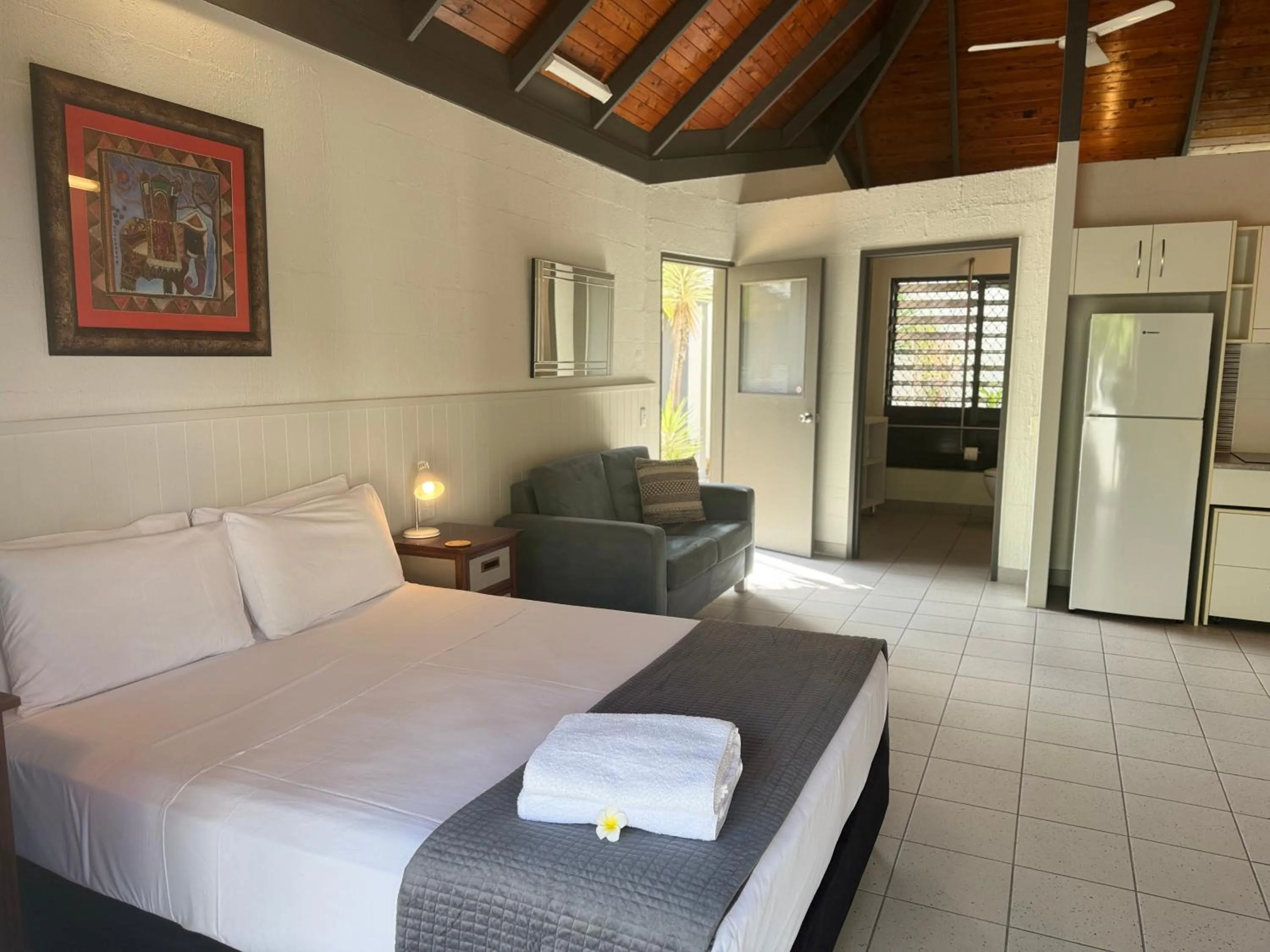 Bed in Island Leisure Resort