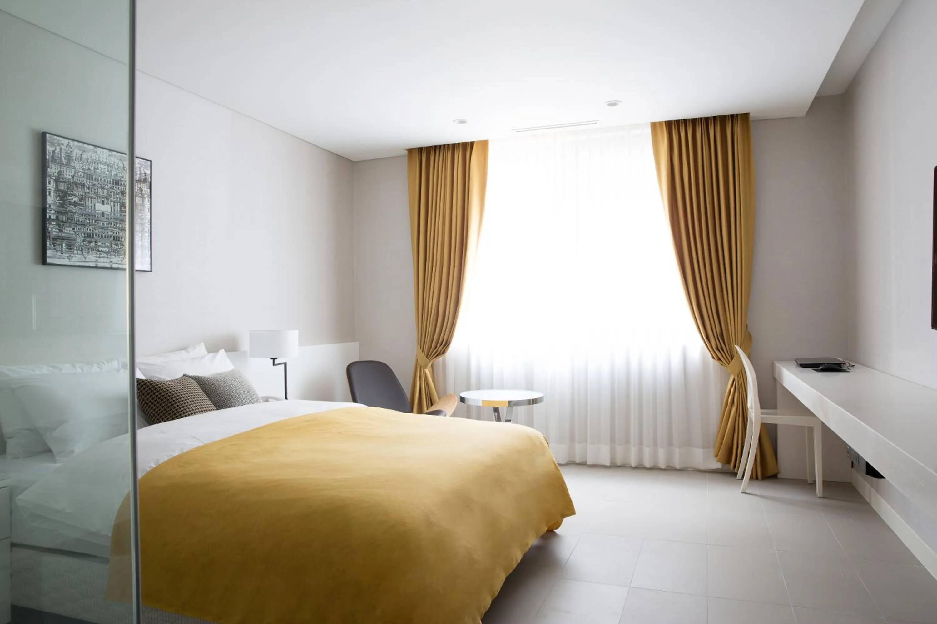 Bedroom, Bed in Hotel Mate Bundang