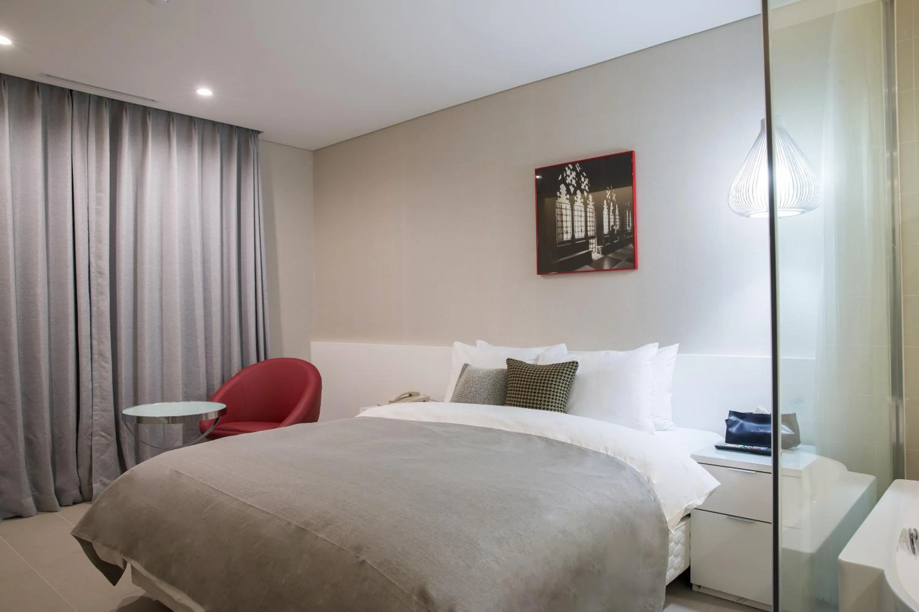 Bedroom, Bed in Hotel Mate Bundang