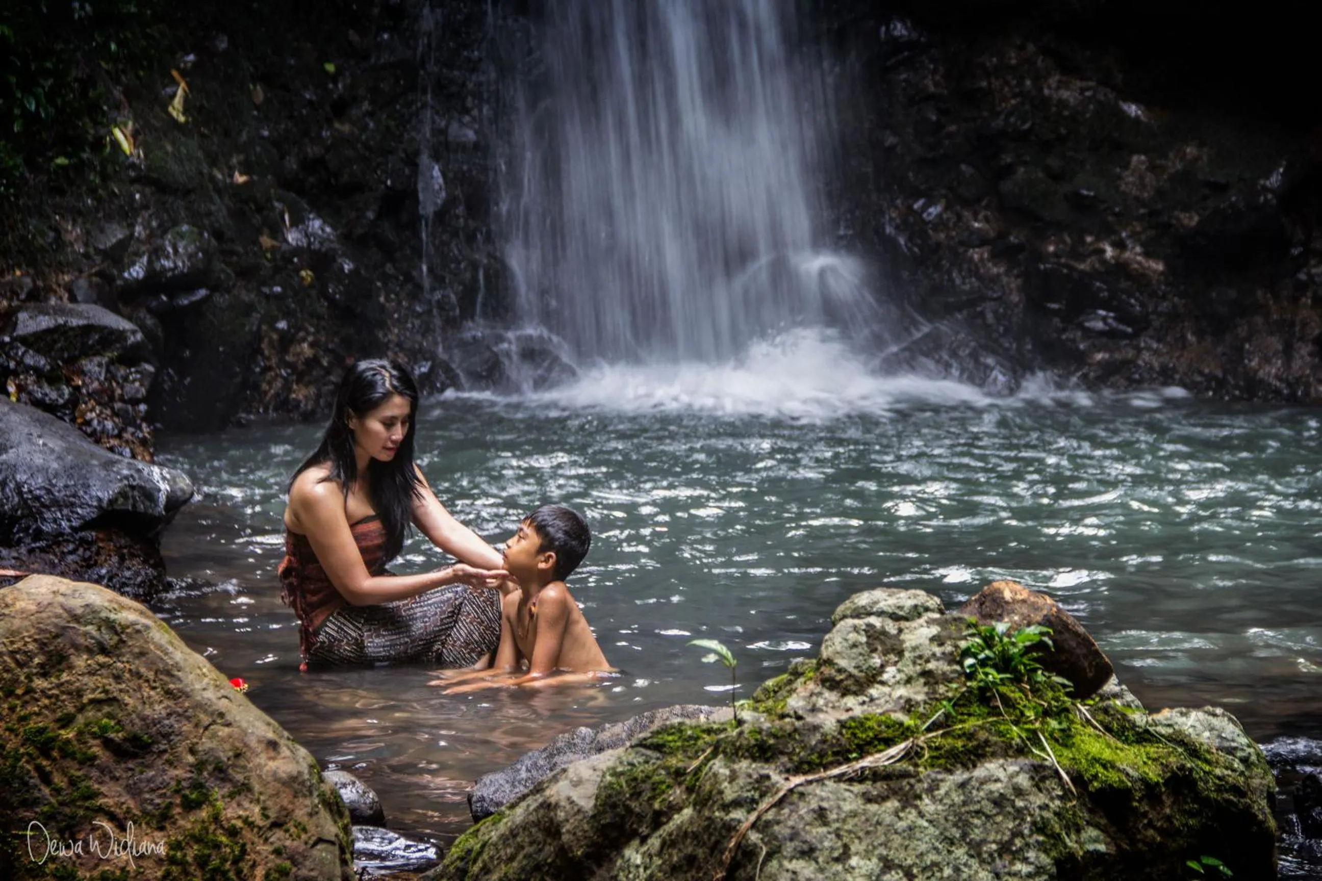 Natural landscape in Bali Sesandan Garden
