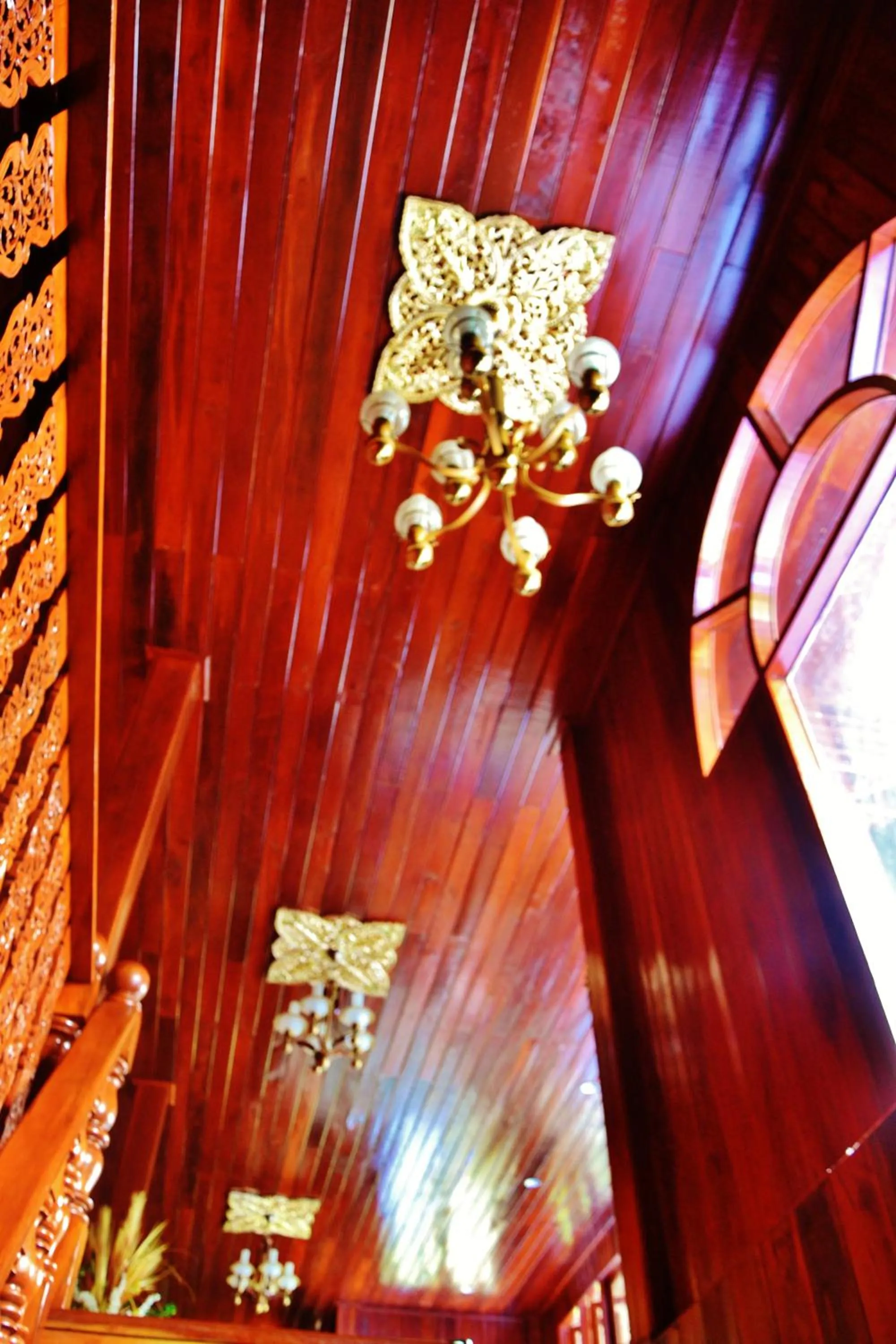 Decorative detail in Suandarbporn Resort Mae Sot