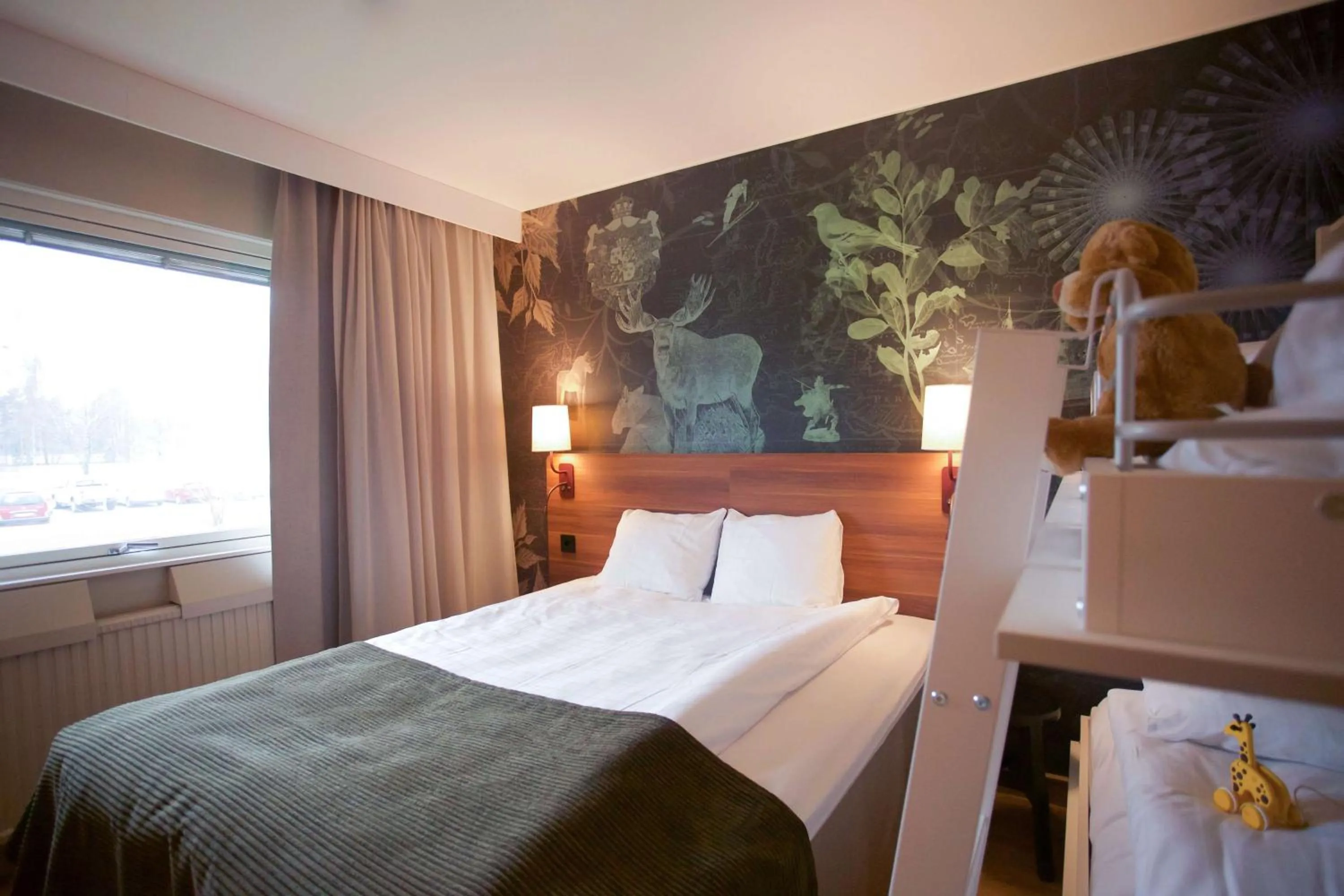 Bedroom, Bed in Scandic Östersund Syd