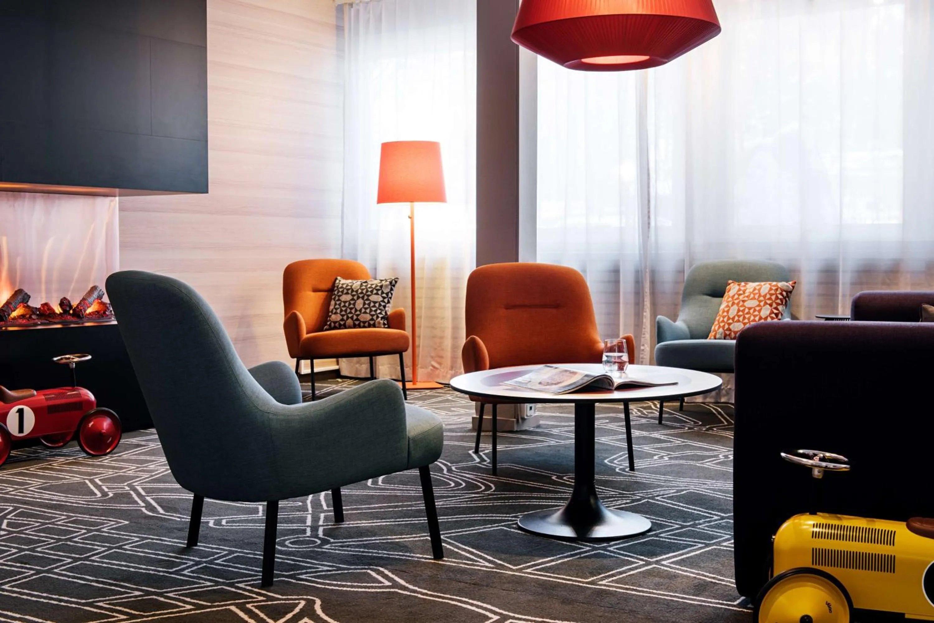 Lobby or reception in Scandic Östersund Syd