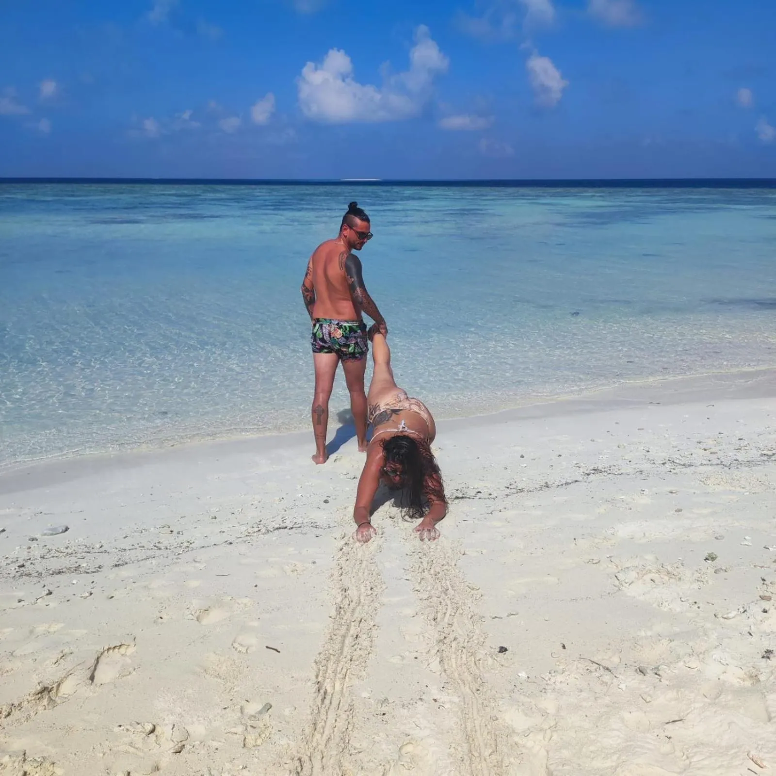 By the shade Maldives