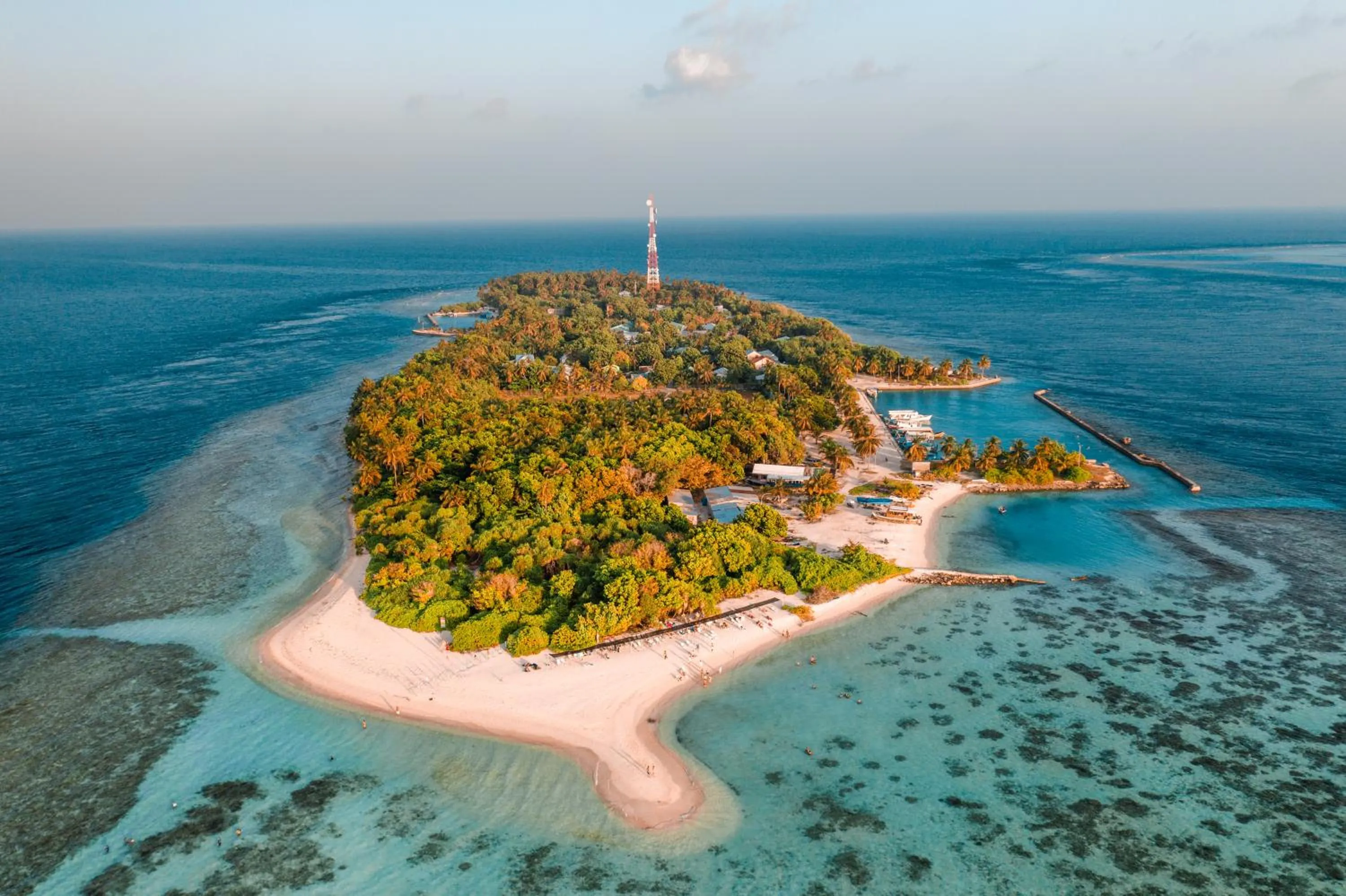 By the shade Maldives
