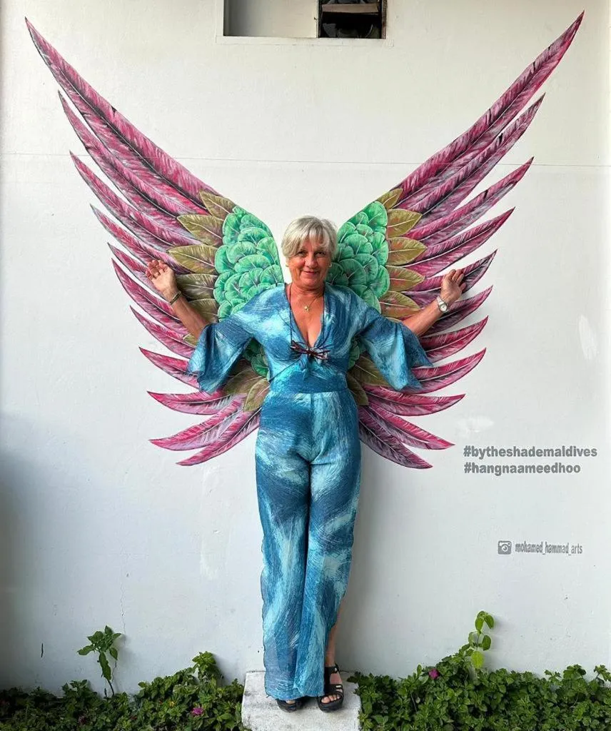 By the shade Maldives