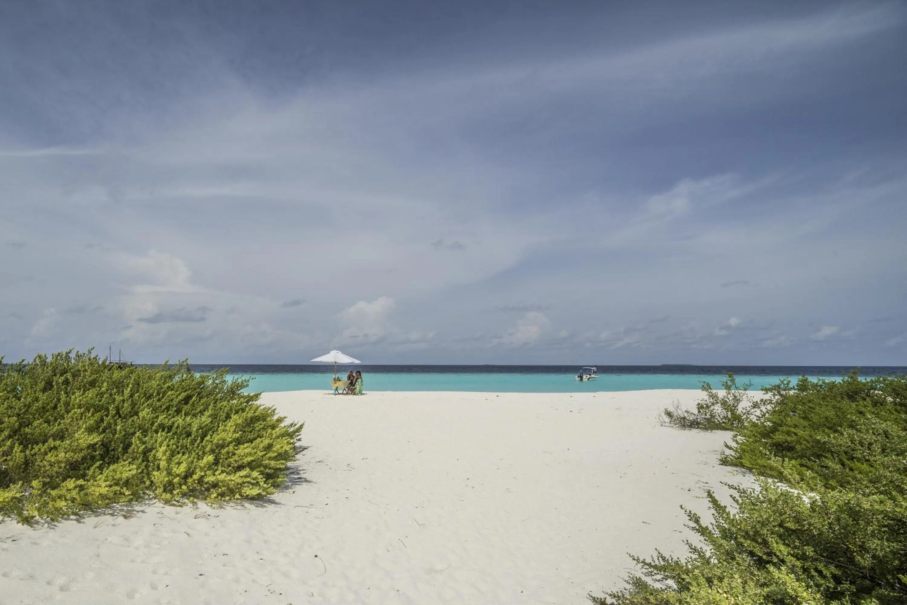 Beach in By the shade Maldives