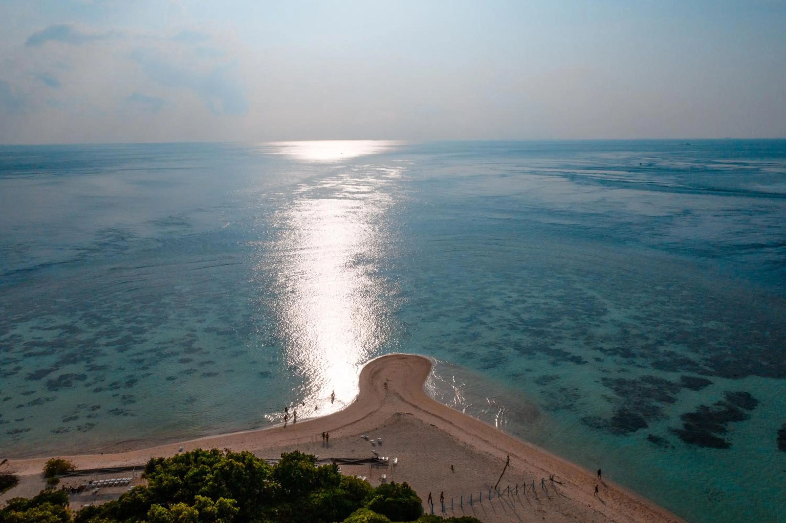 By the shade Maldives