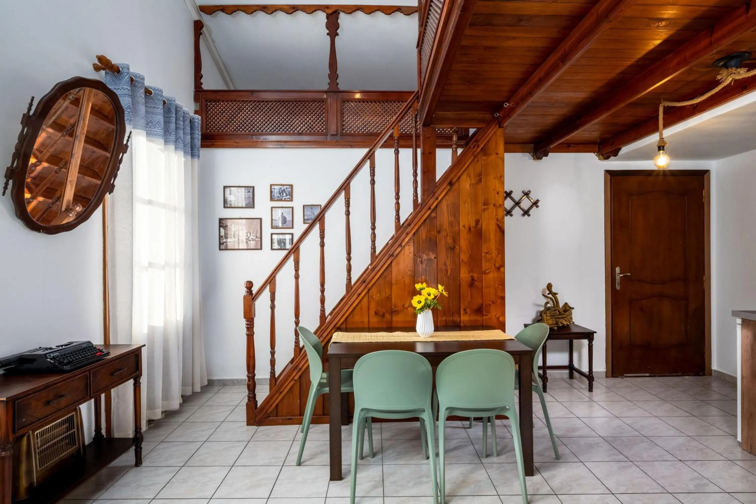Dining area in The Old Symi