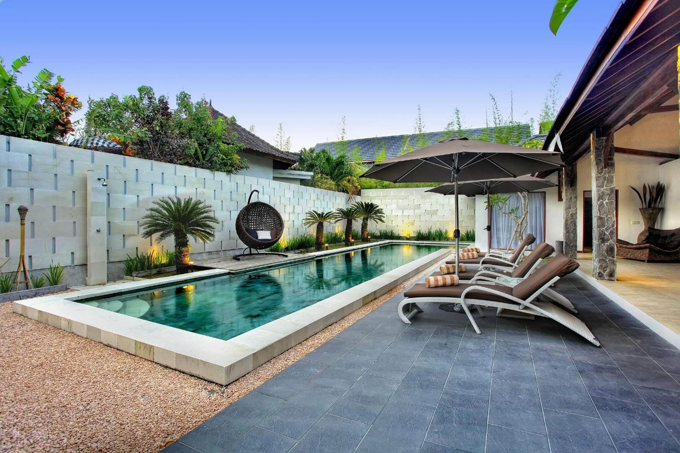 Pool view in Villa Esperanto Seminyak