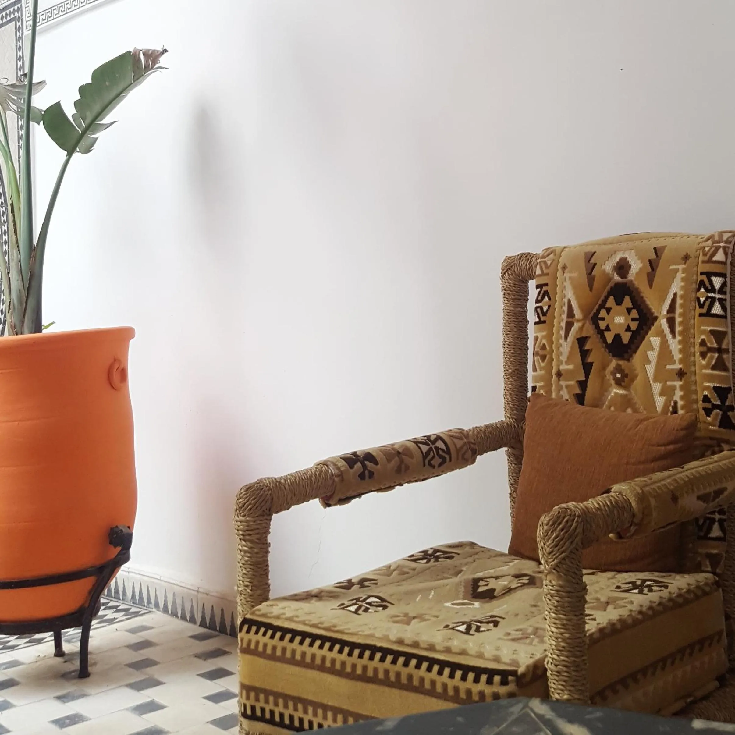 Decorative detail in Hotel Riad Amlal