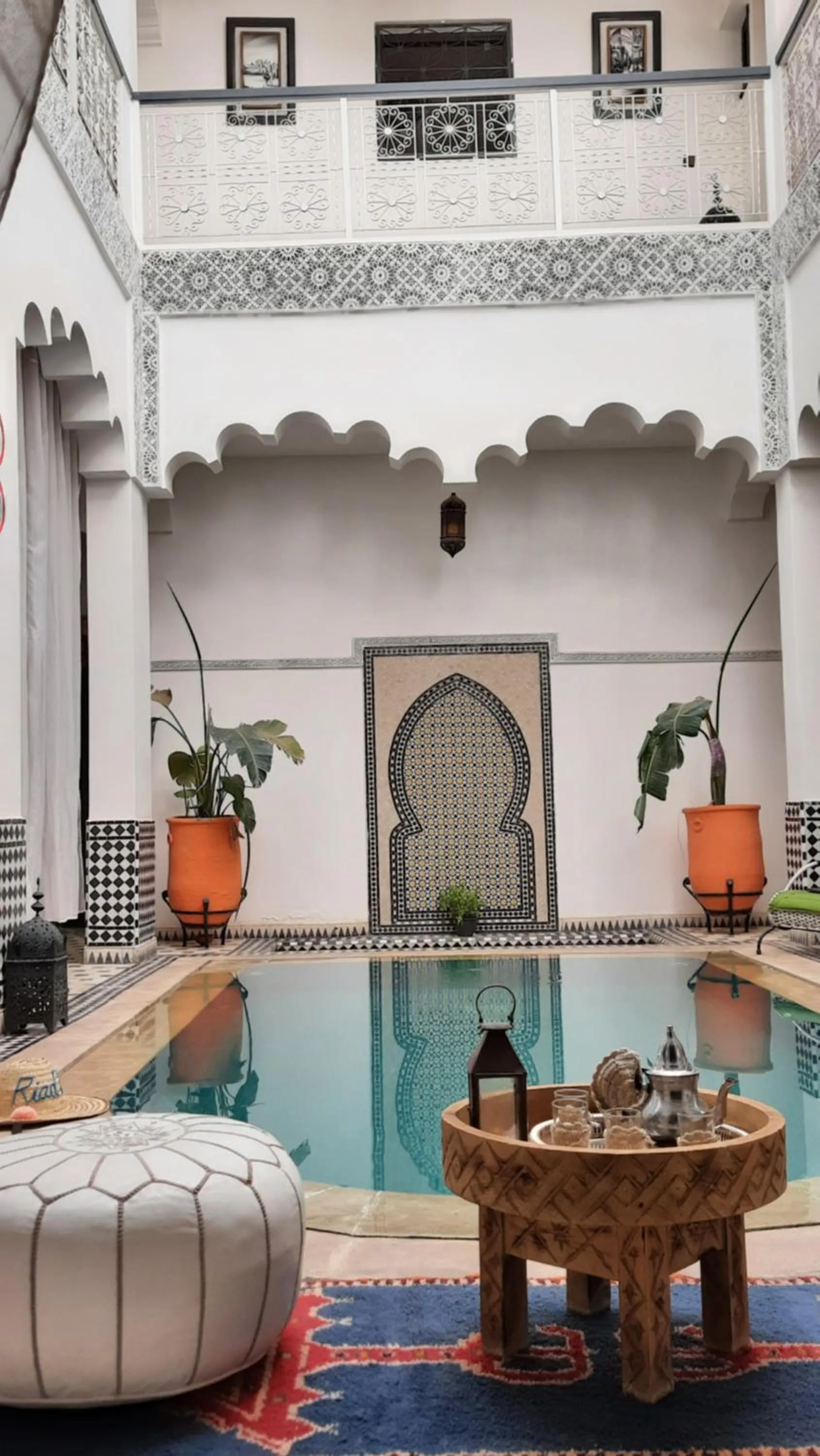 Swimming pool in Hotel Riad Amlal