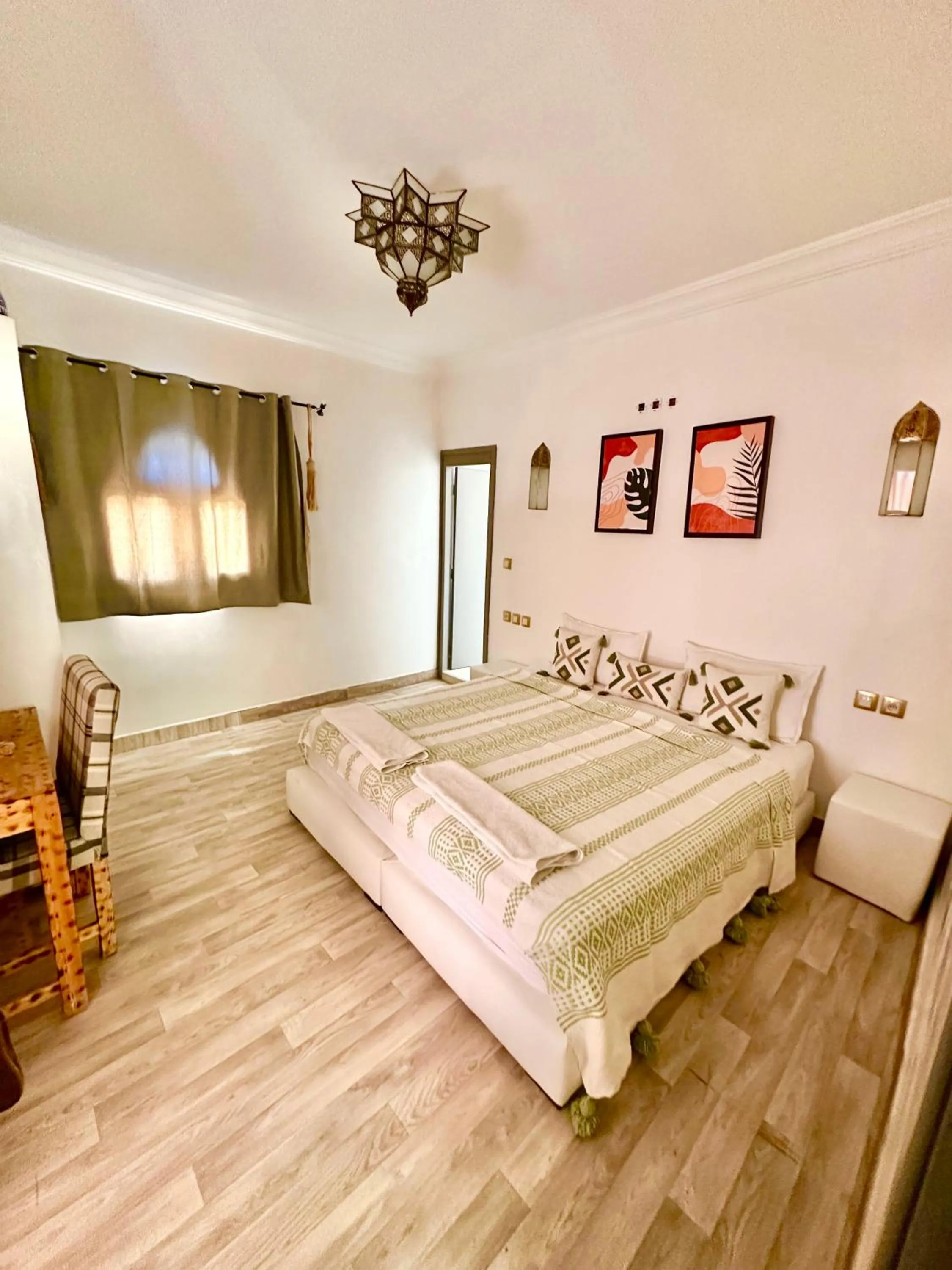 Bed in Hotel Riad Amlal