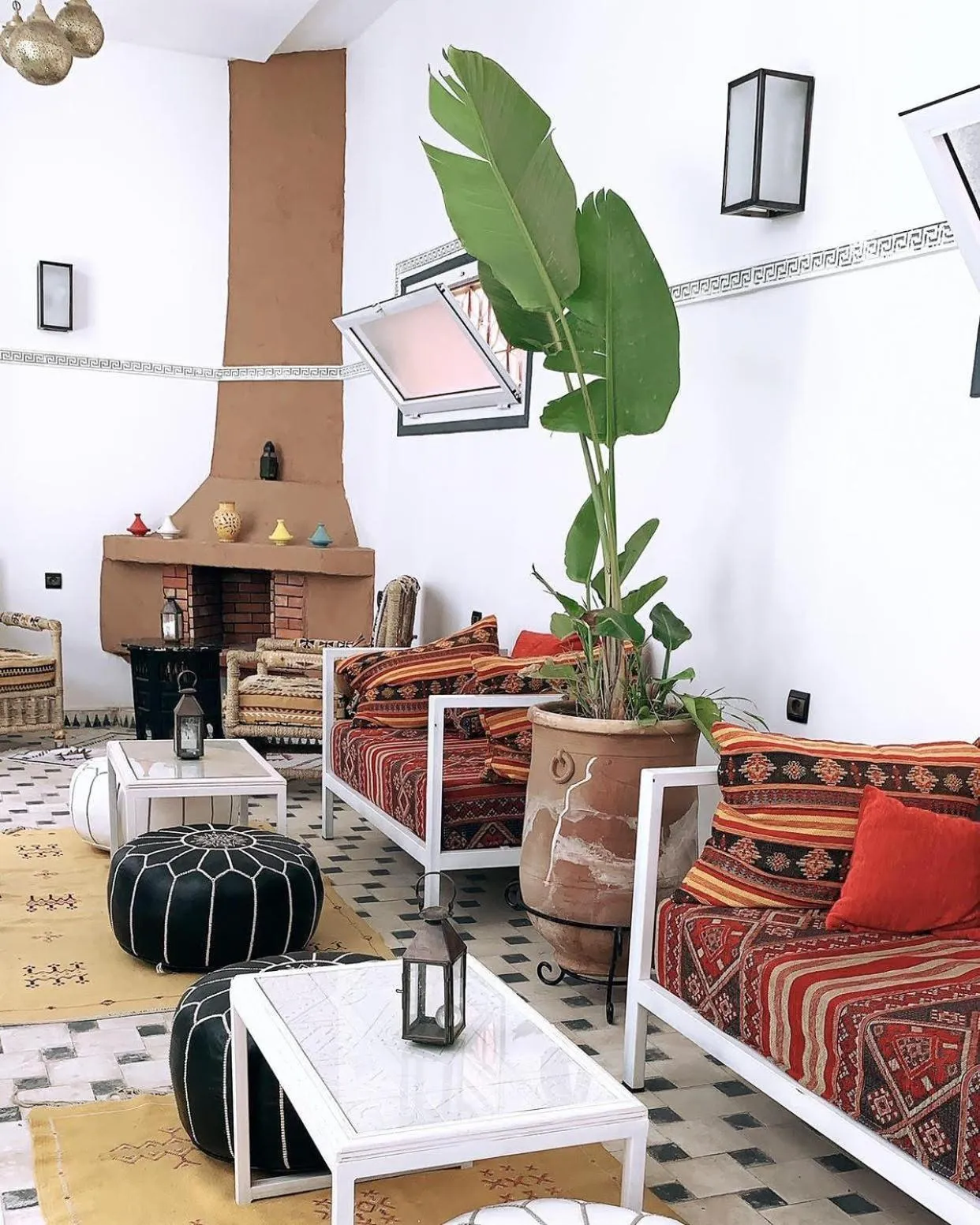 Patio in Hotel Riad Amlal