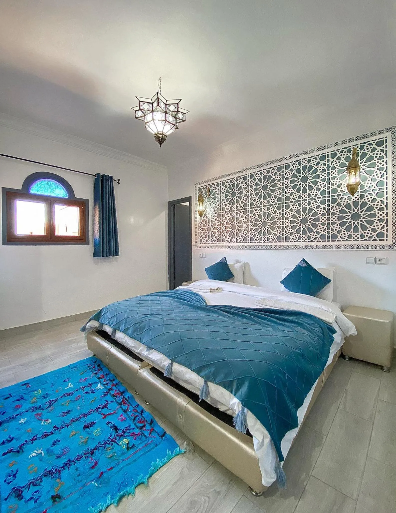 Bedroom, Bed in Hotel Riad Amlal