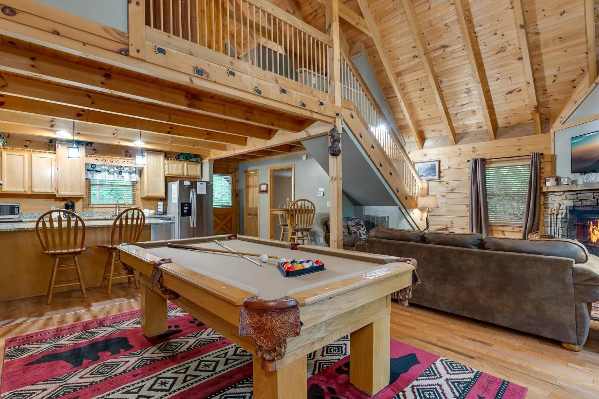 Kitchen or kitchenette in Above Ole Smokys Clouds