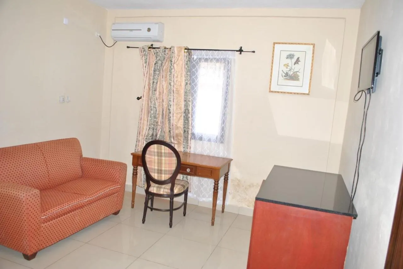 Living room in International Hotel, Yaoundé