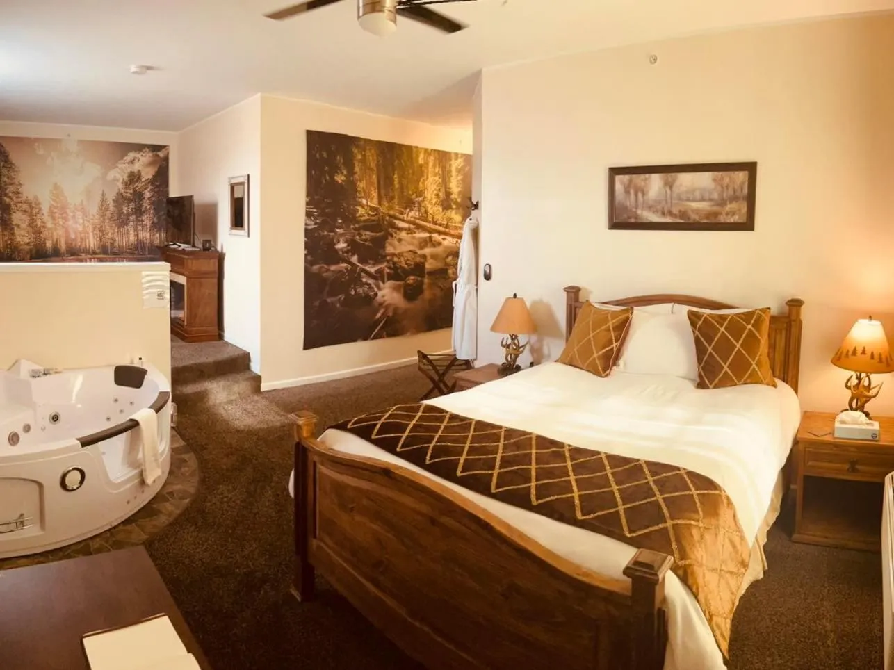 Bed in Deer Creek Winery at Brooks Estate