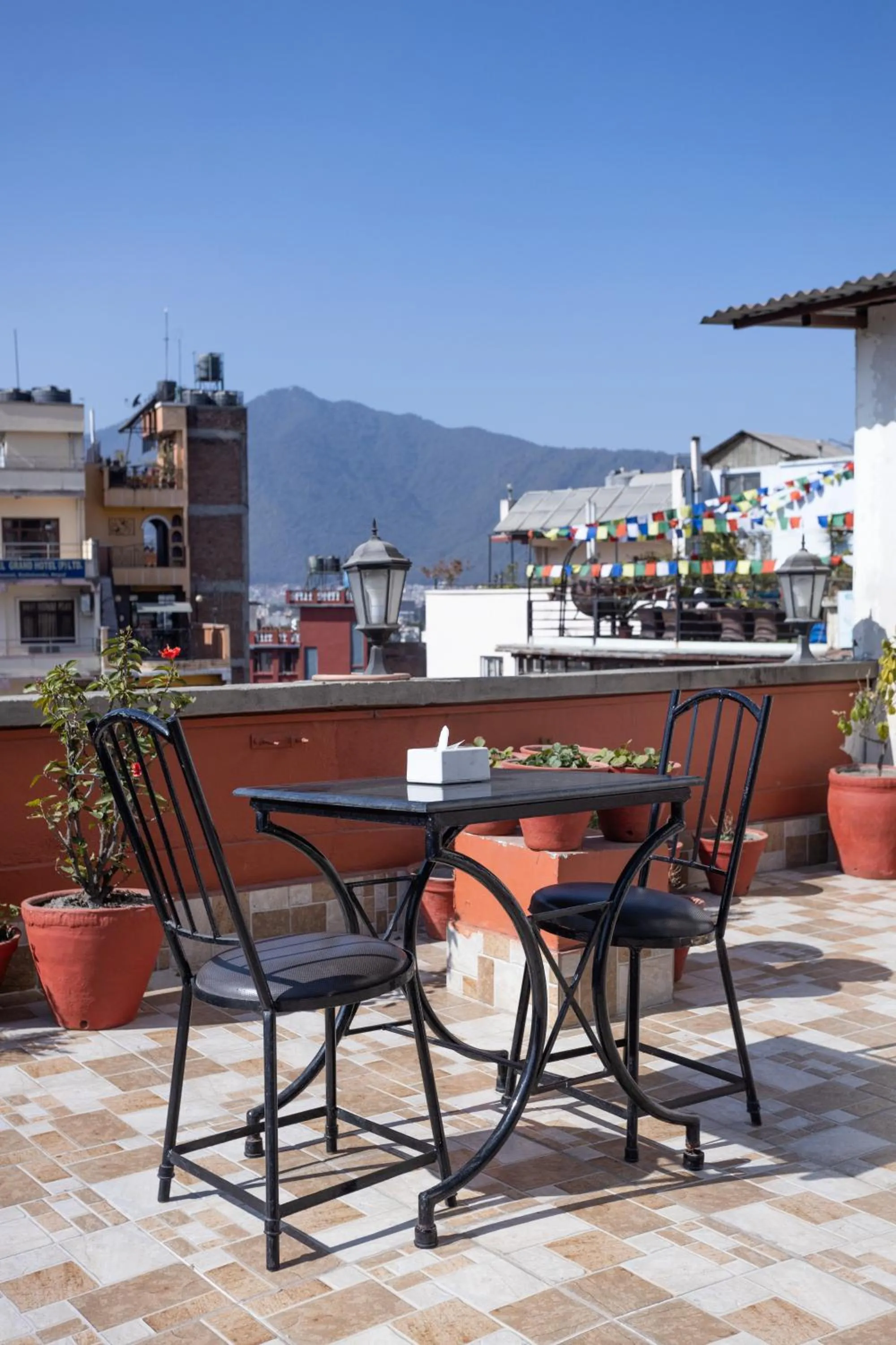 Balcony/Terrace in Hotel Buddha