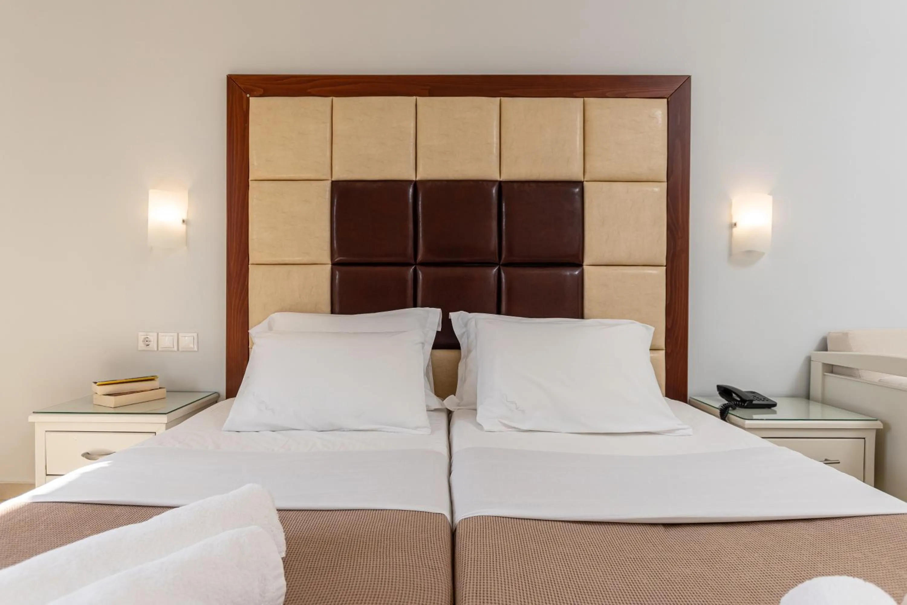 Bed in Plaka Hotel II