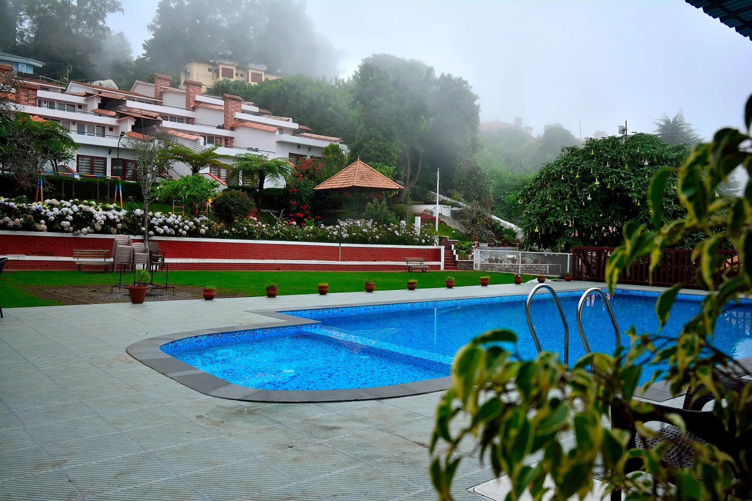 Swimming pool in Kodai Resort Hotel, Kodaikanal