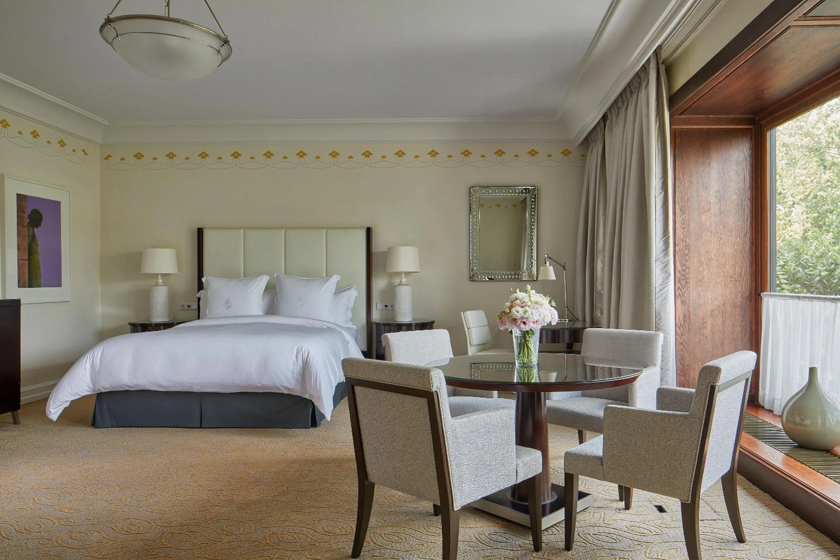 Bed in Four Seasons Hotel Gresham Palace Budapest