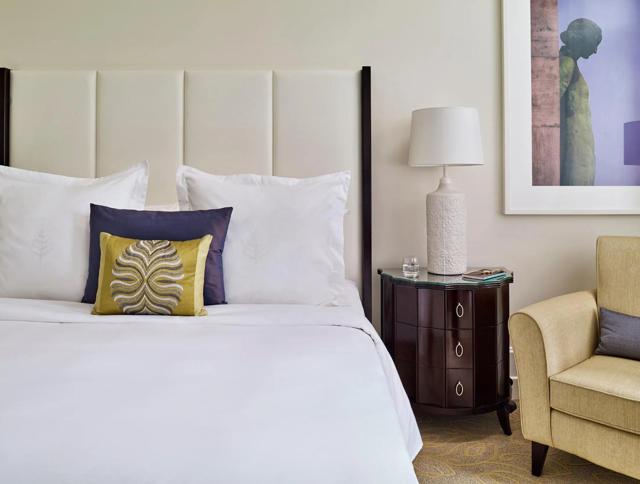 Bed in Four Seasons Hotel Gresham Palace Budapest