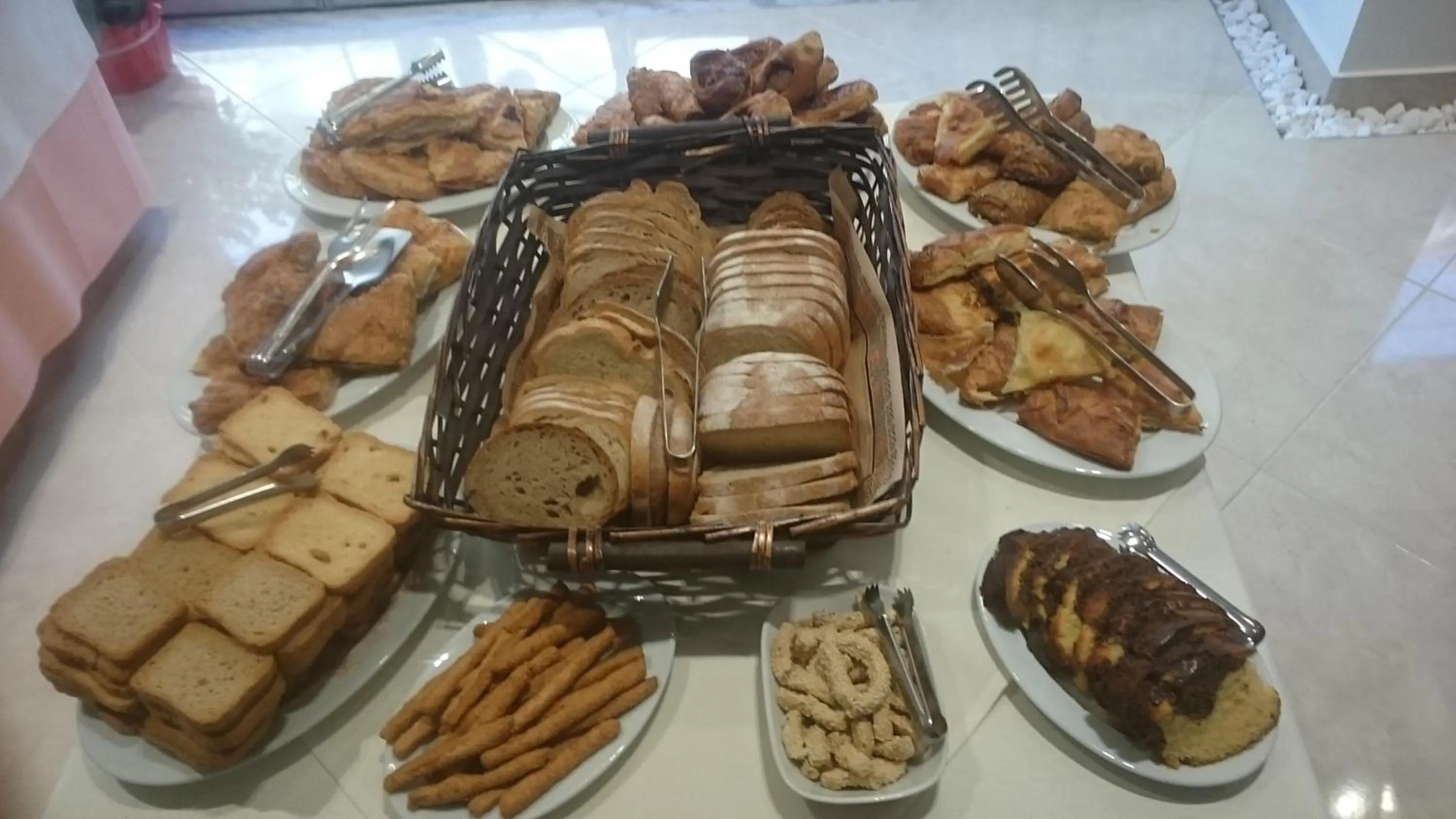 Buffet breakfast in Paralia Beach Boutique Hotel